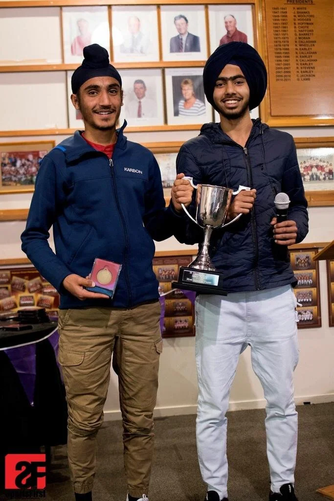 Manraj and mansimrit under -18 Auckland team