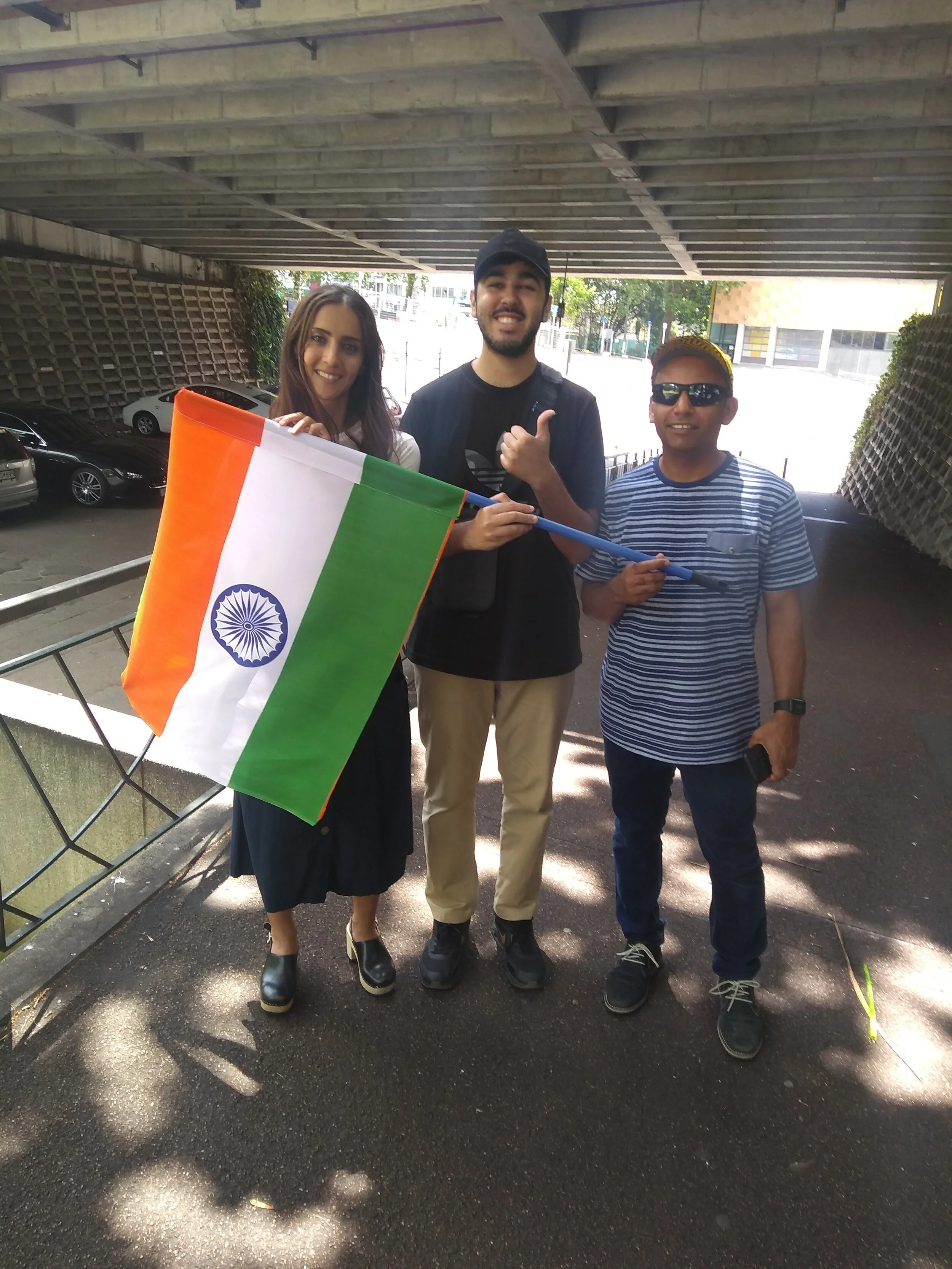 Golriz Ghahraman at the protest.
