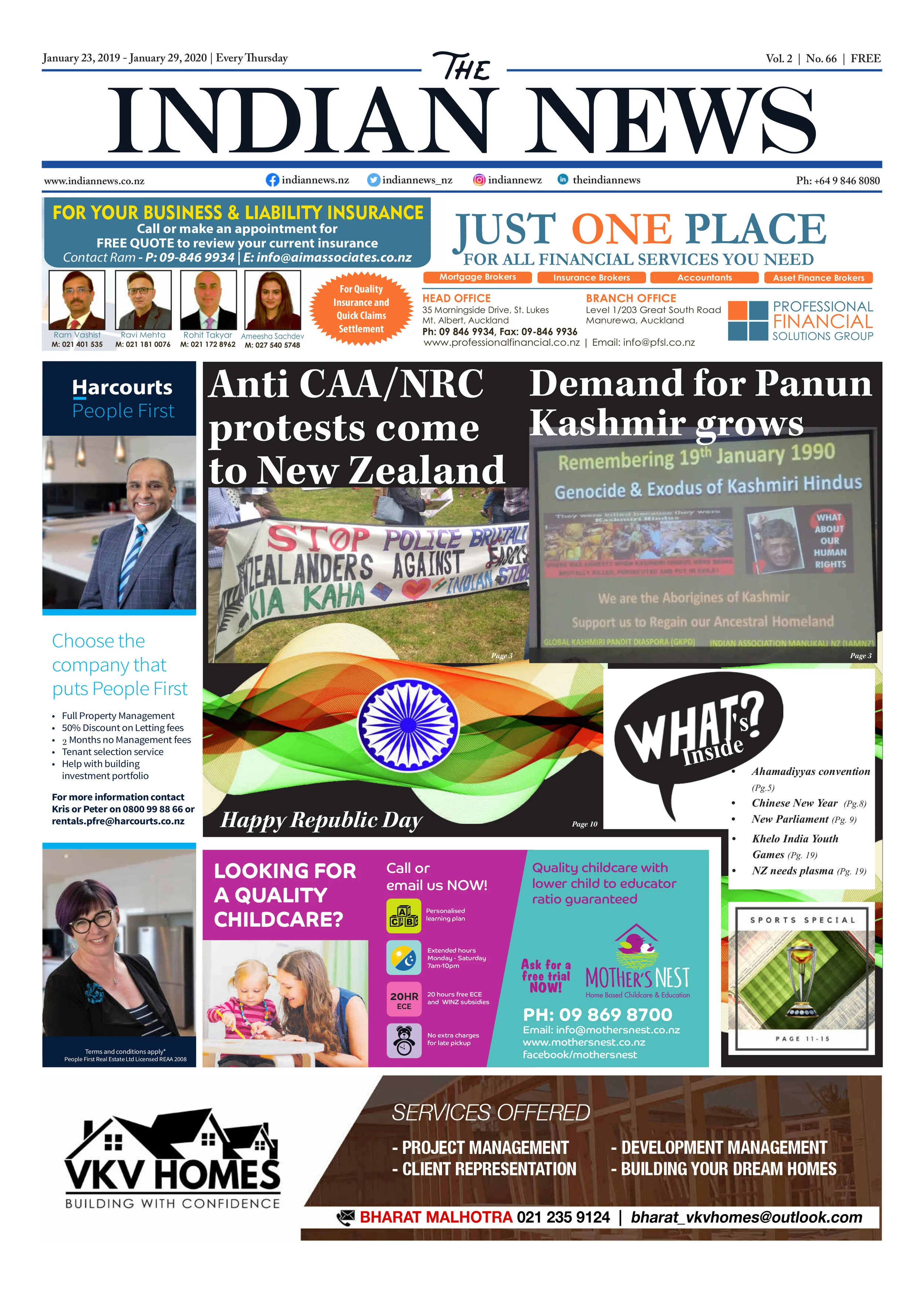 Issue 66, January 23 - January 29, 2020