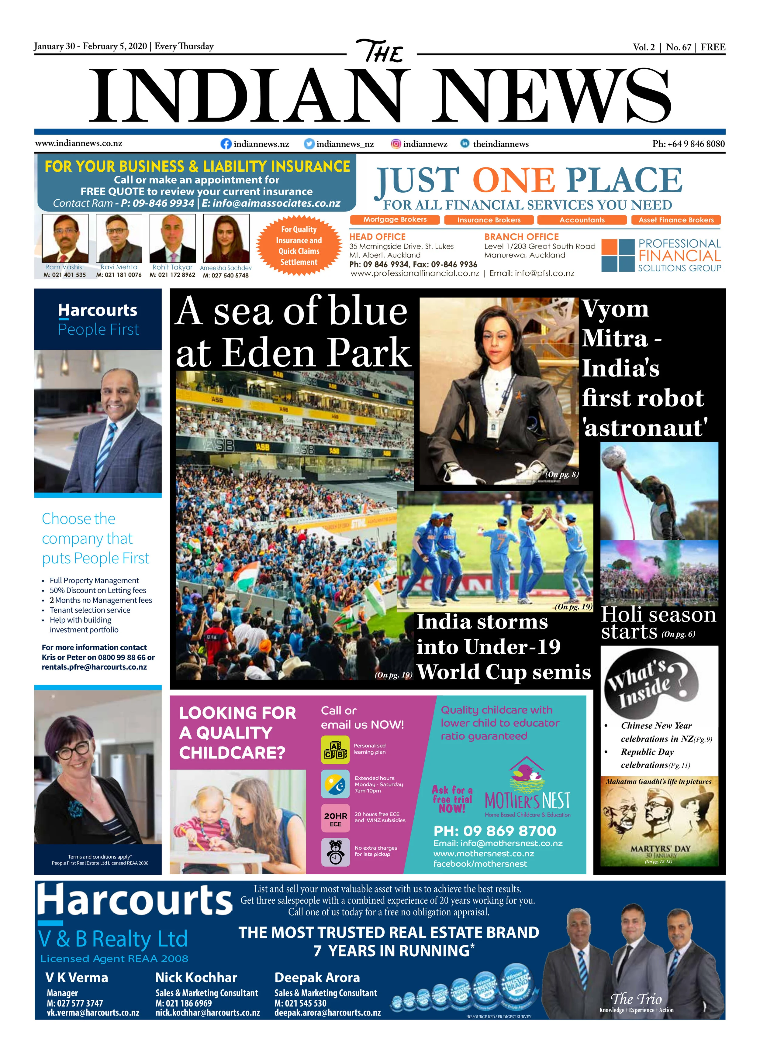 Issue 67, January 30 - February 5, 2020