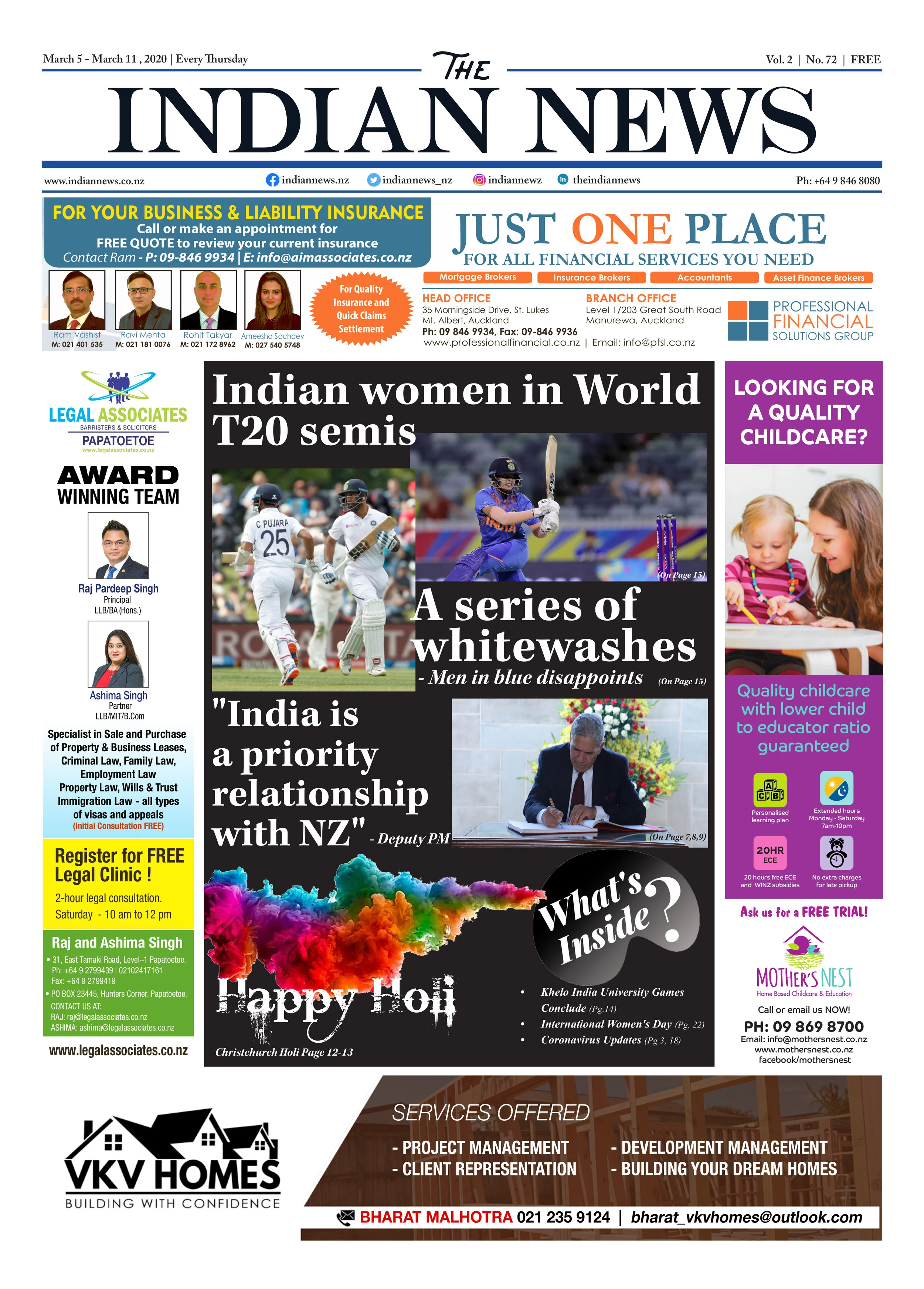 Issue 72, March 5 - March 11, 2020