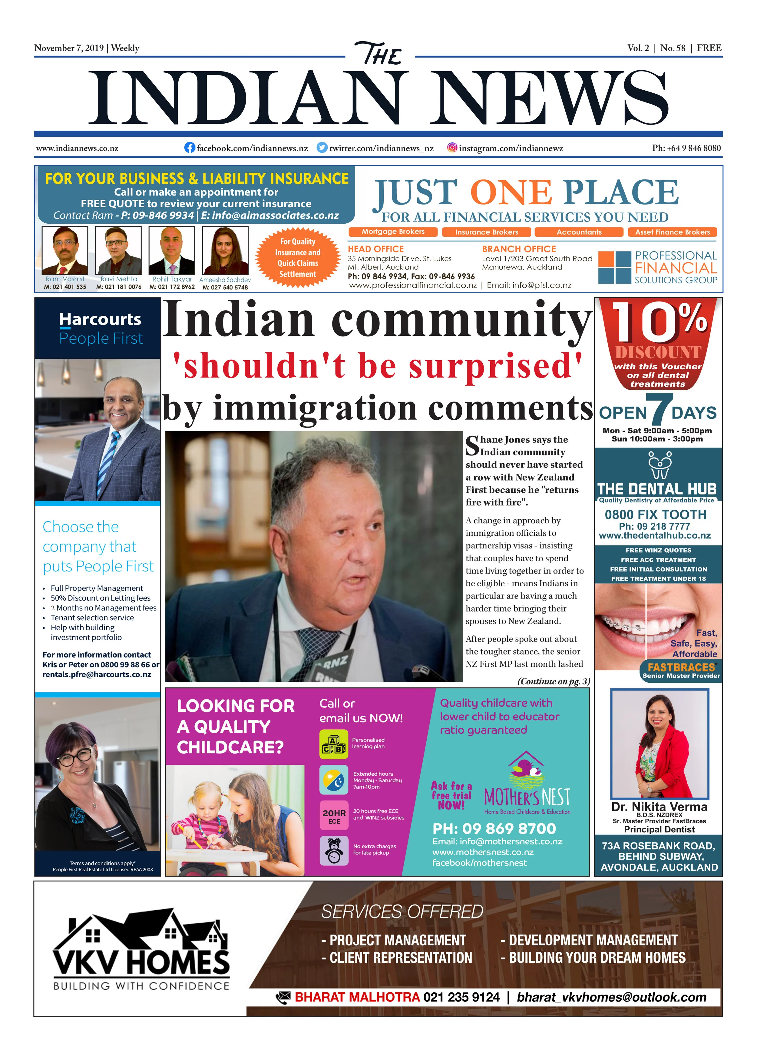 Issue 58, November 7, 2019