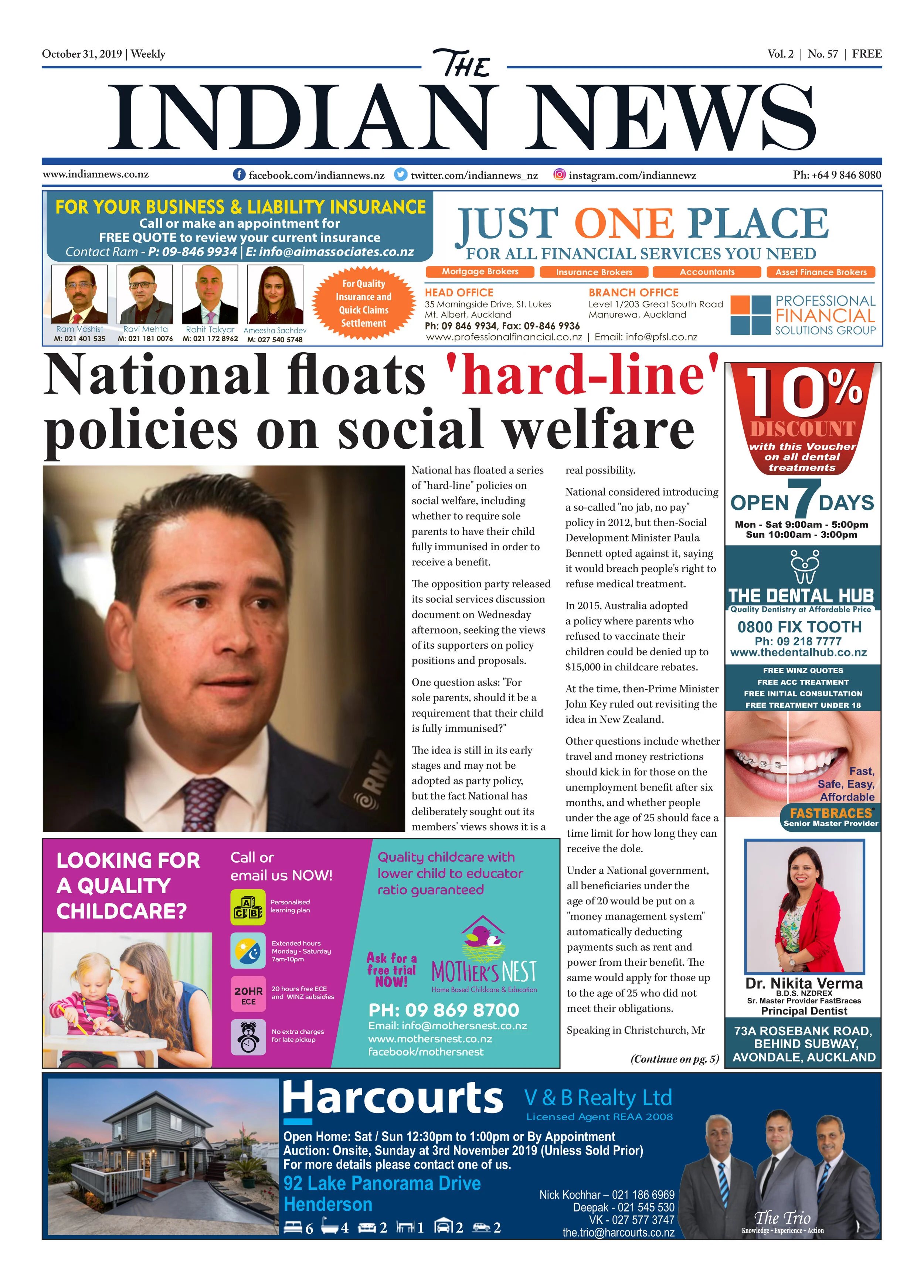 Issue 57, October 31, 2019
