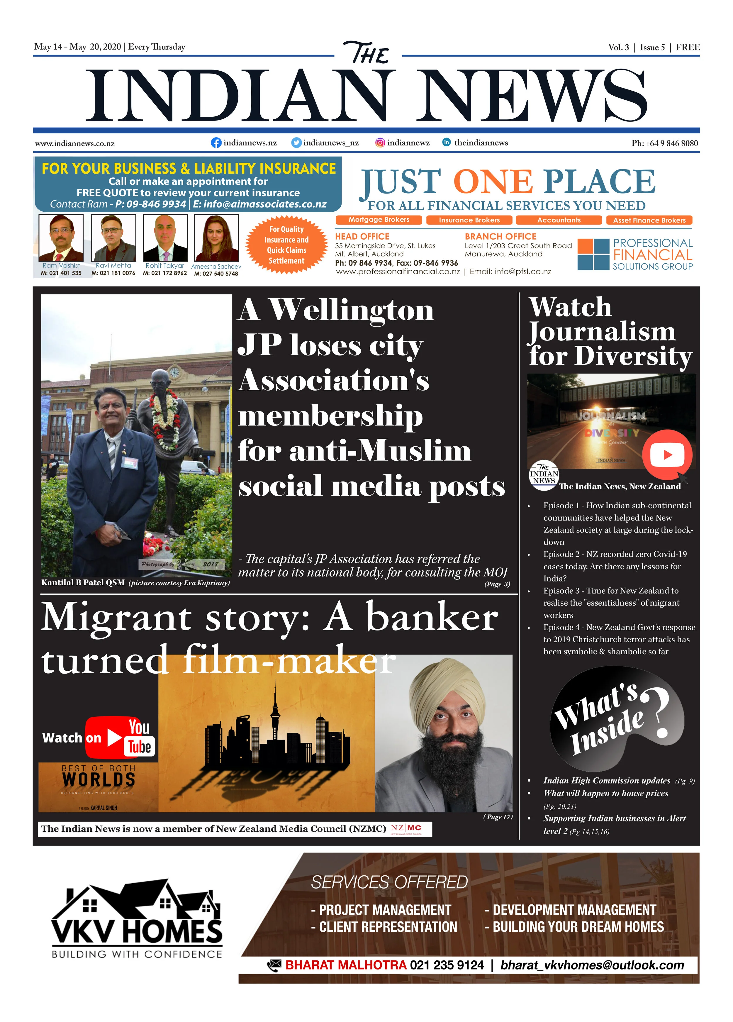 Volume 3 Issue 5, May 14 - May 20, 2020