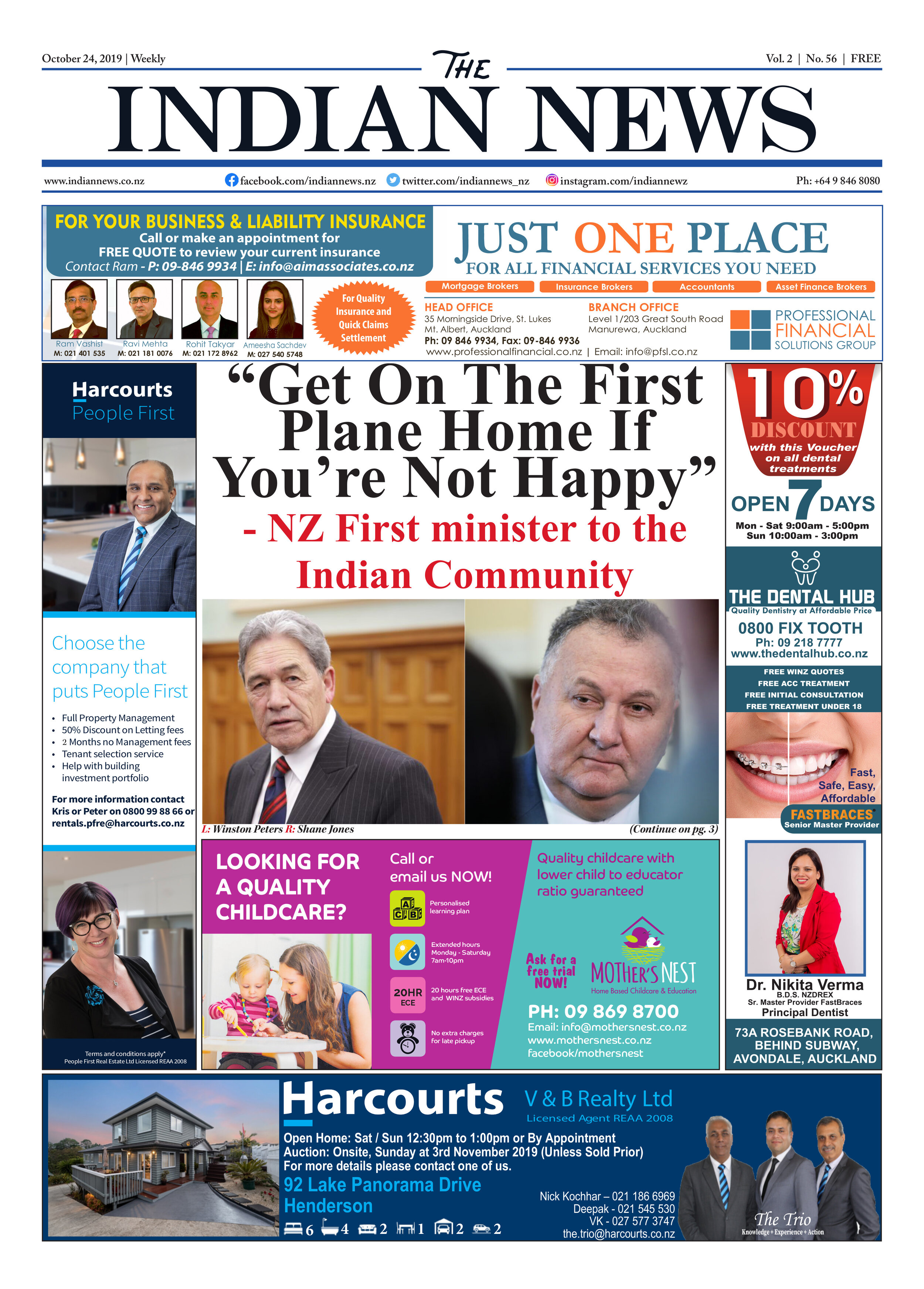 Issue 56, October 24, 2019