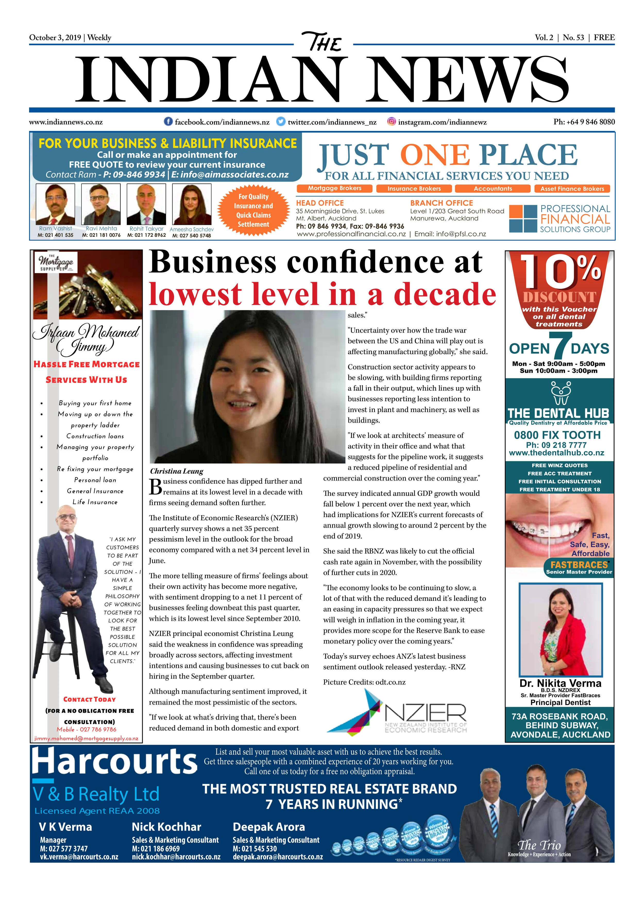 Issue 53, October 3, 2019