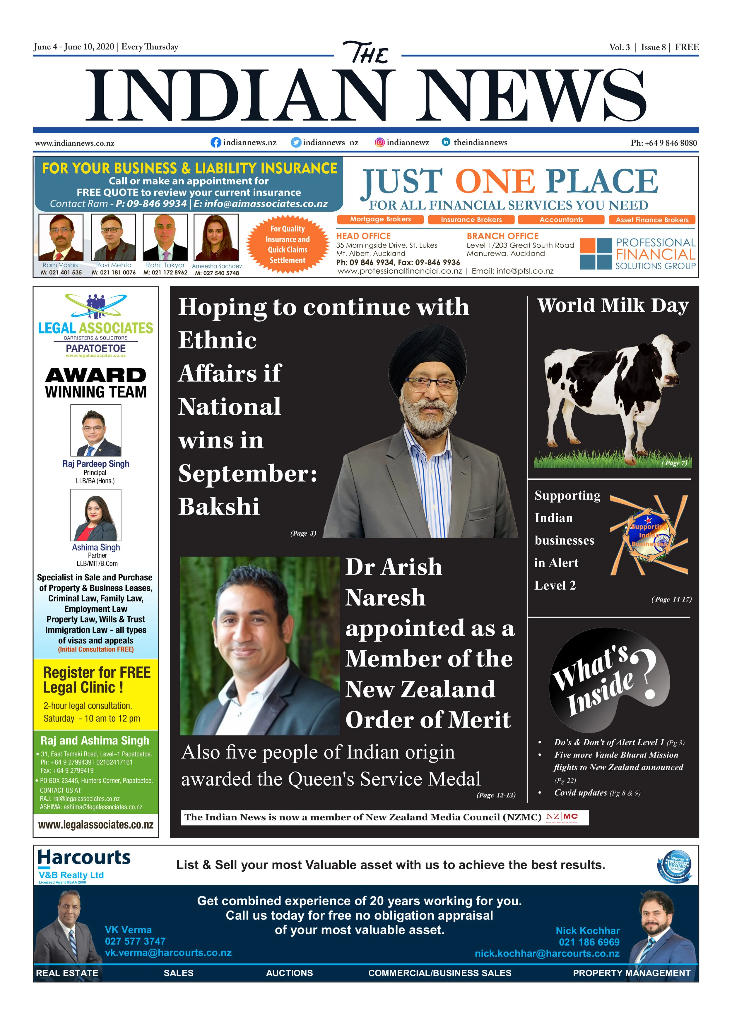 Volume 3 Issue 8, June 4 - June 10, 2020