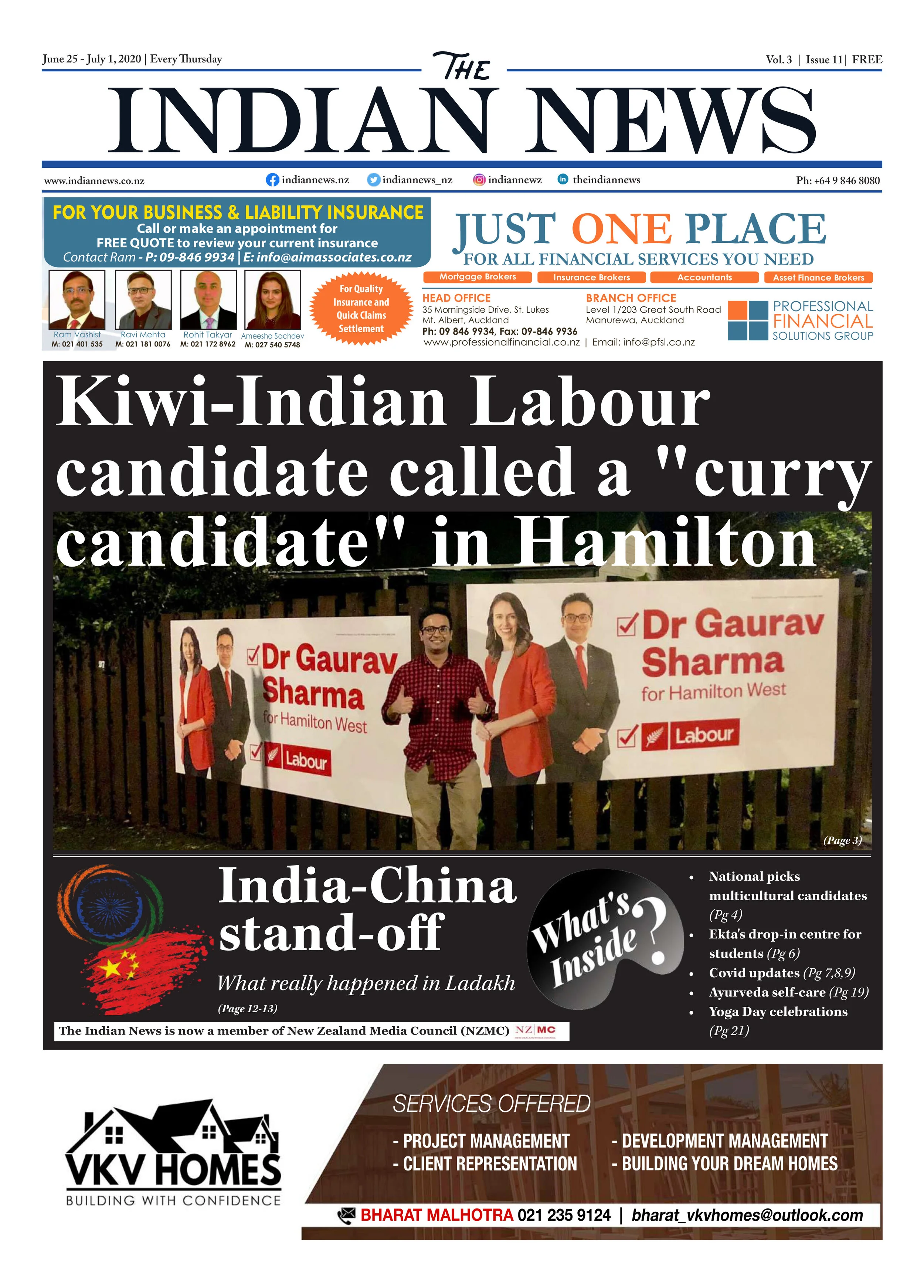 Volume 3 Issue 11, June 25 - July 1, 2020