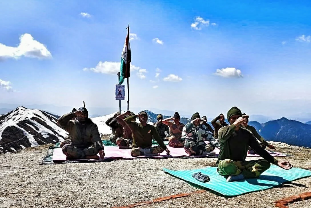 Celebrating the 6th International Day of Yoga - in New Zealand, and in Himalayas