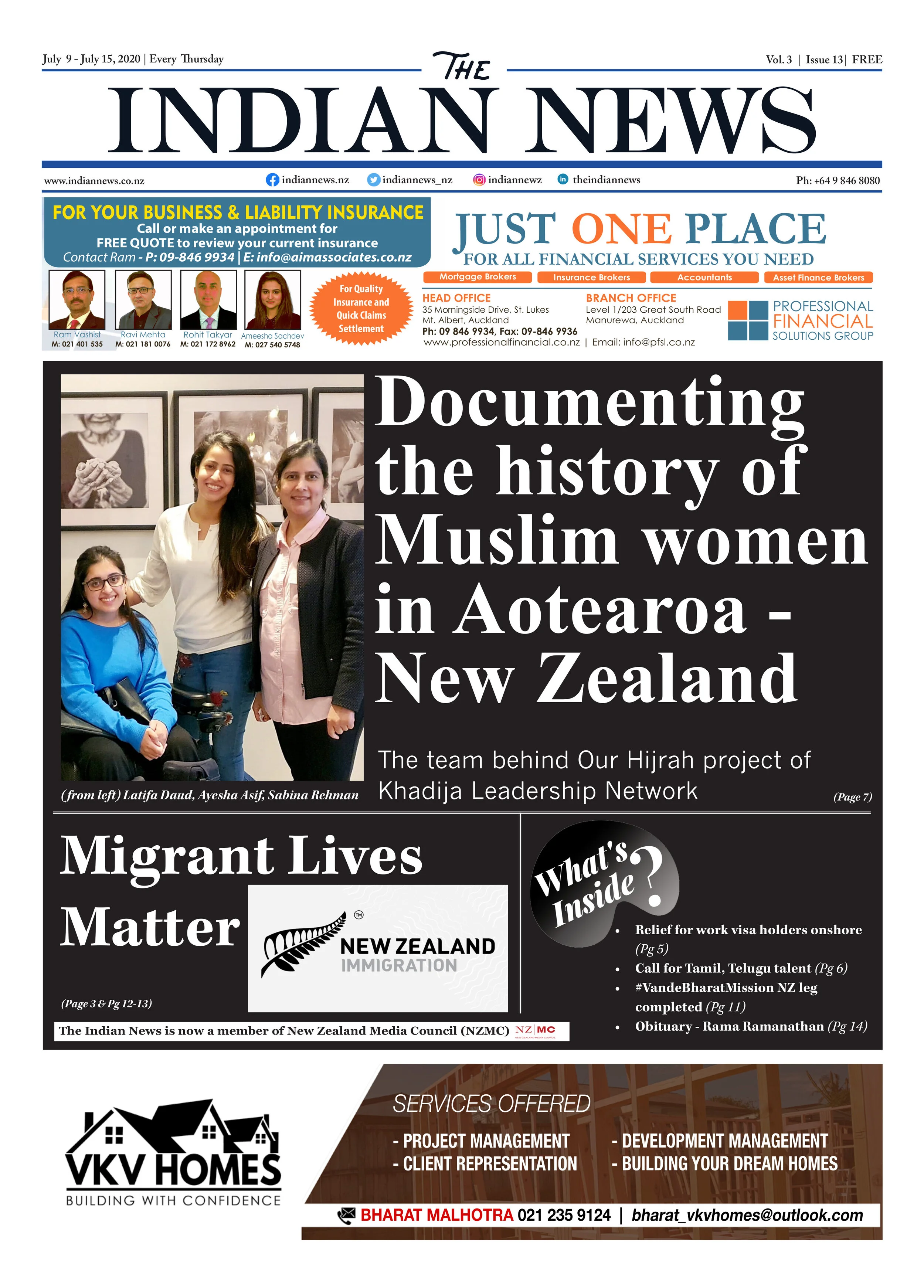 Volume 3 Issue 13, July 9 - July 15, 2020