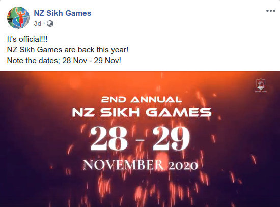 2nd NZ Sikh Games to be held on November 28, 29 