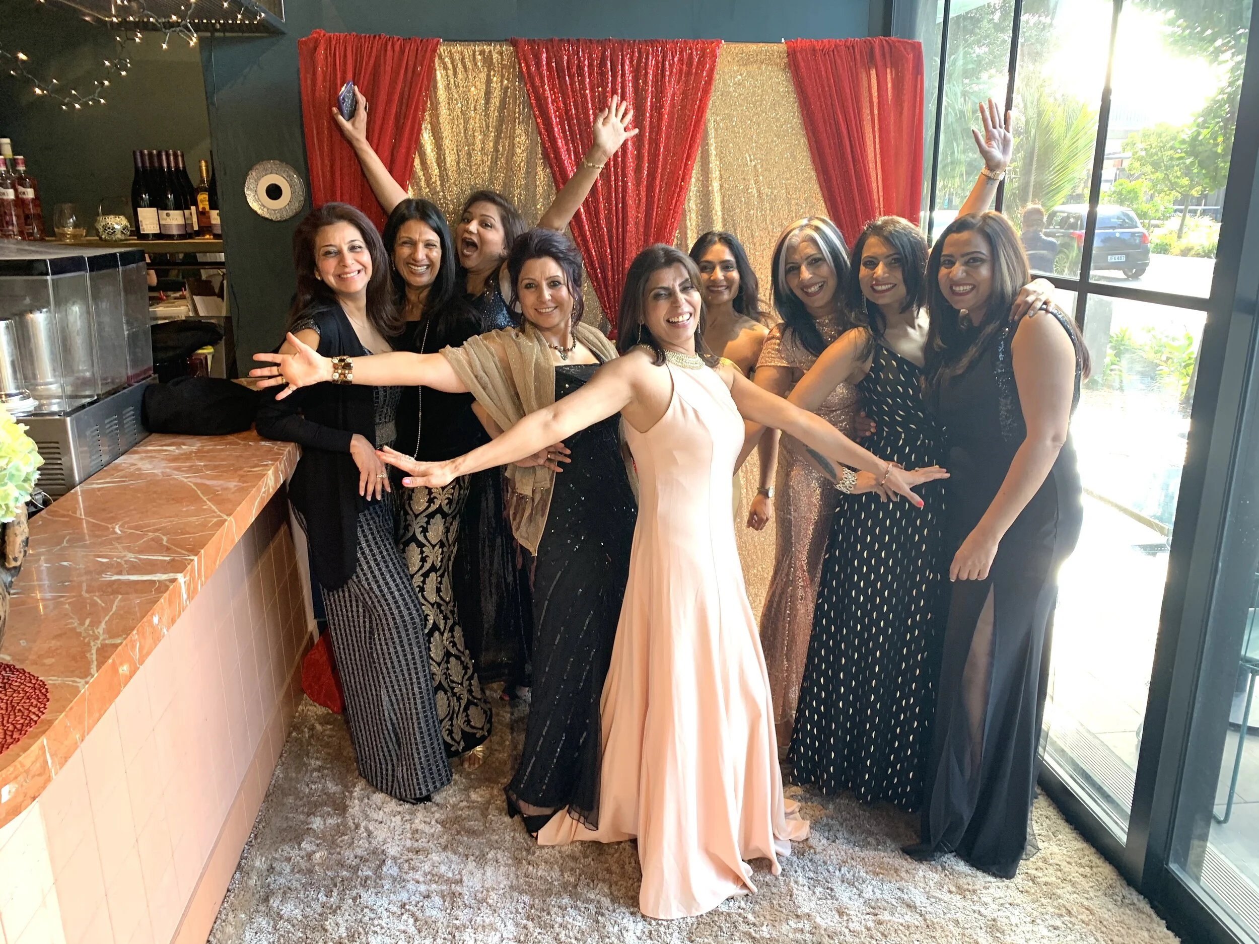 Ladies celebrate mid-winter in style