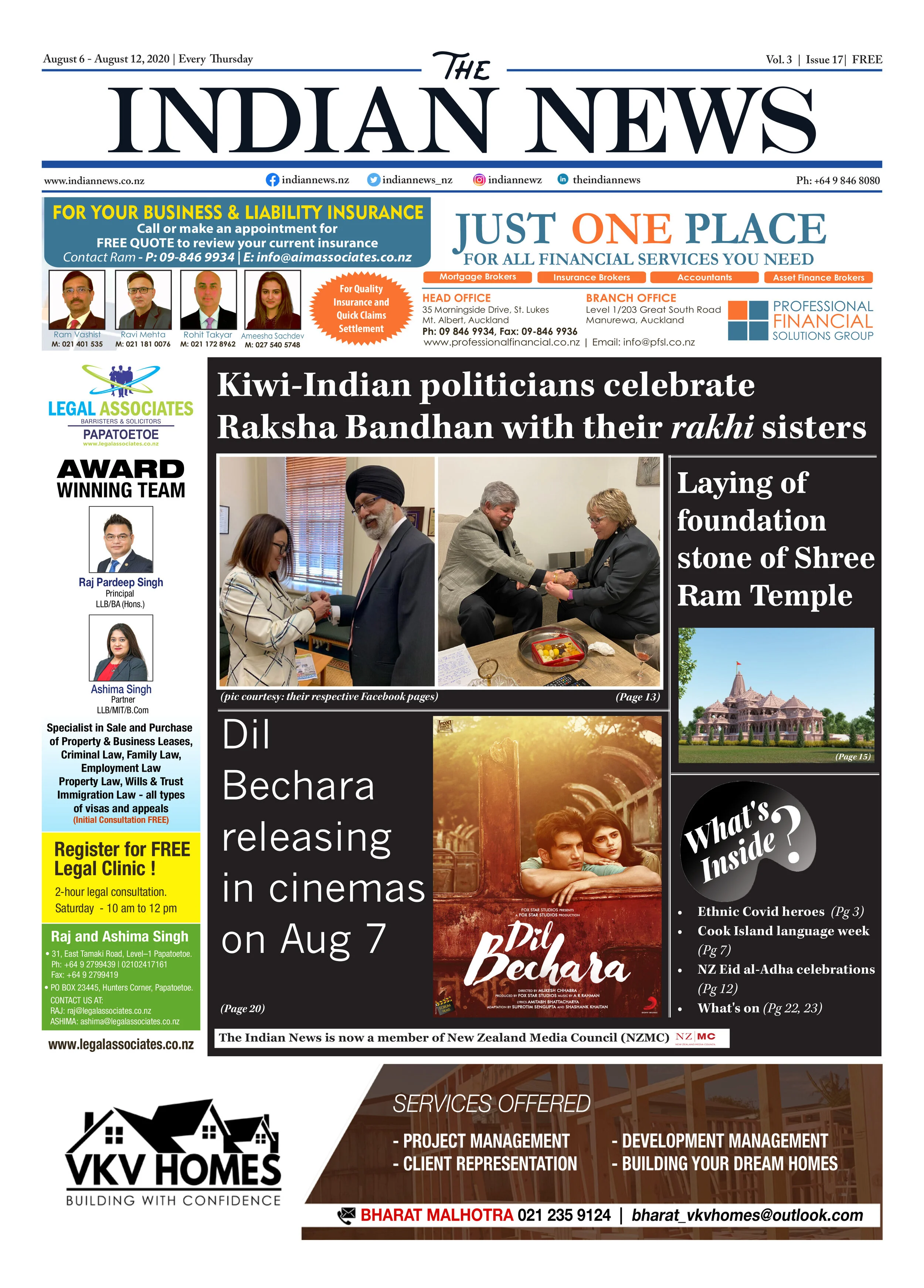 Volume 3 Issue 17, August 6 - August 12, 2020