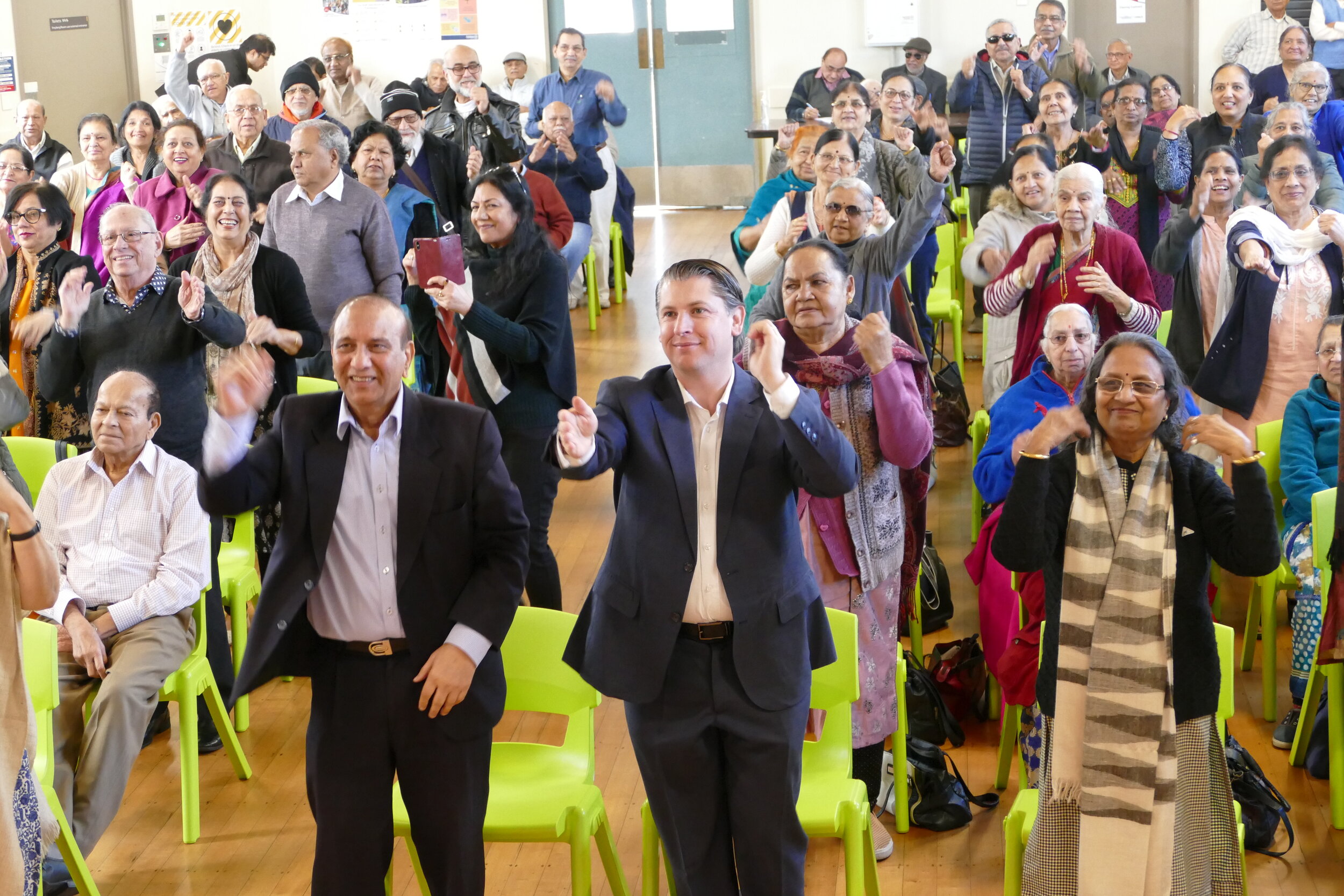 First in-person Bhartiya Samaj seniors meeting post-covid lockdown