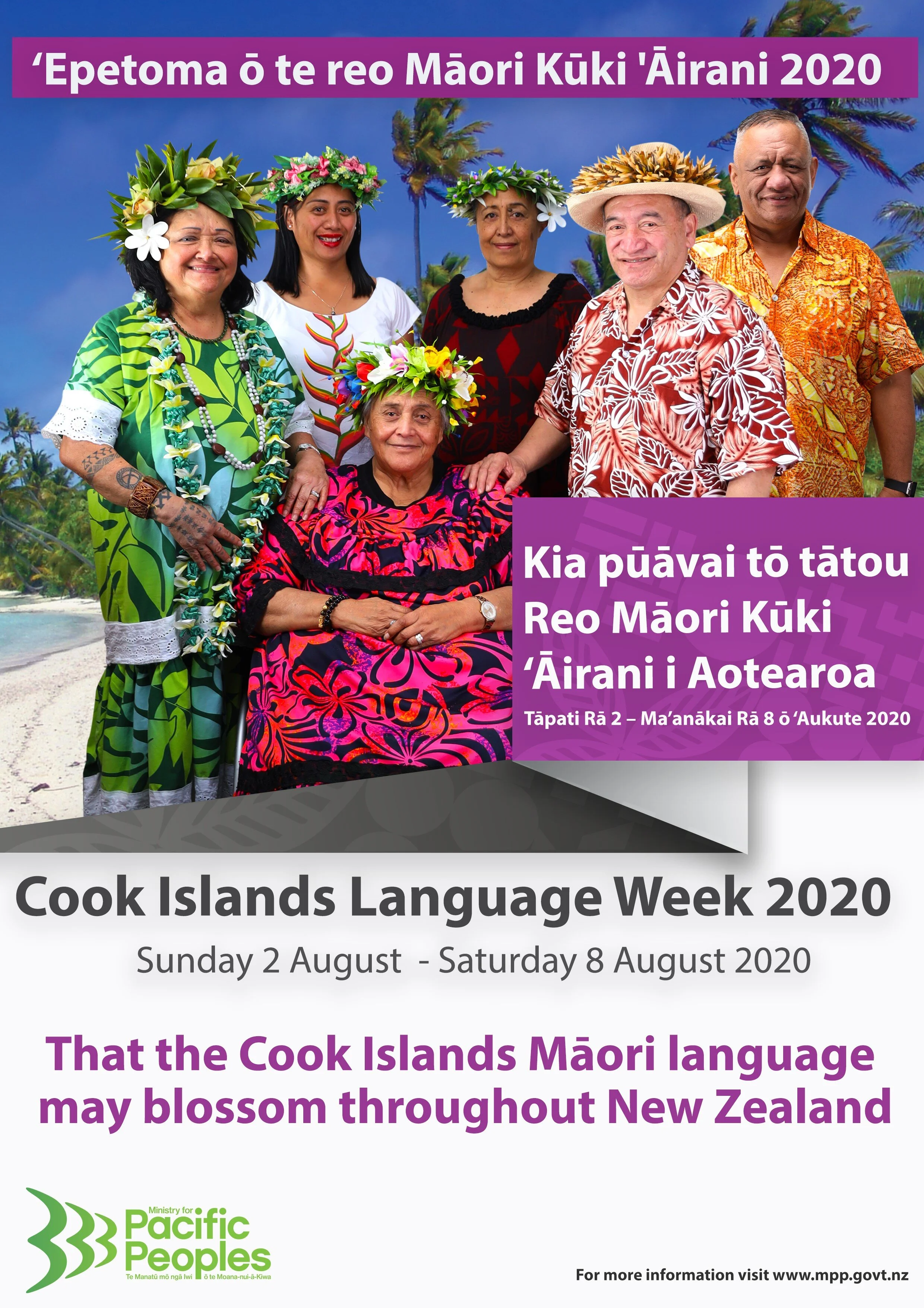 Minister congratulates the Cook Islands community for its 9th year of Language Weeks