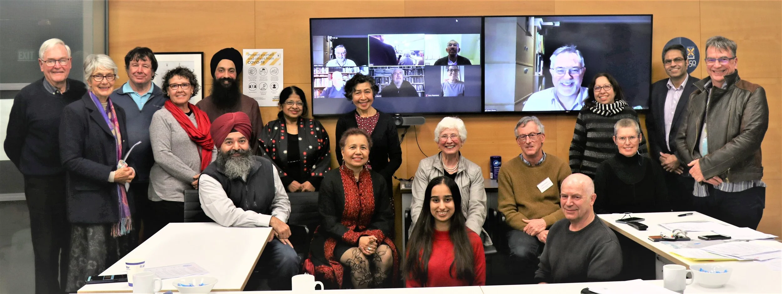 The Religious Diversity Centre Annual General Meeting took place with some participating in person and some by zoom! Co-Chair Jocelyn Armstrong outlined the achievements of the past year and where the Centre is headed