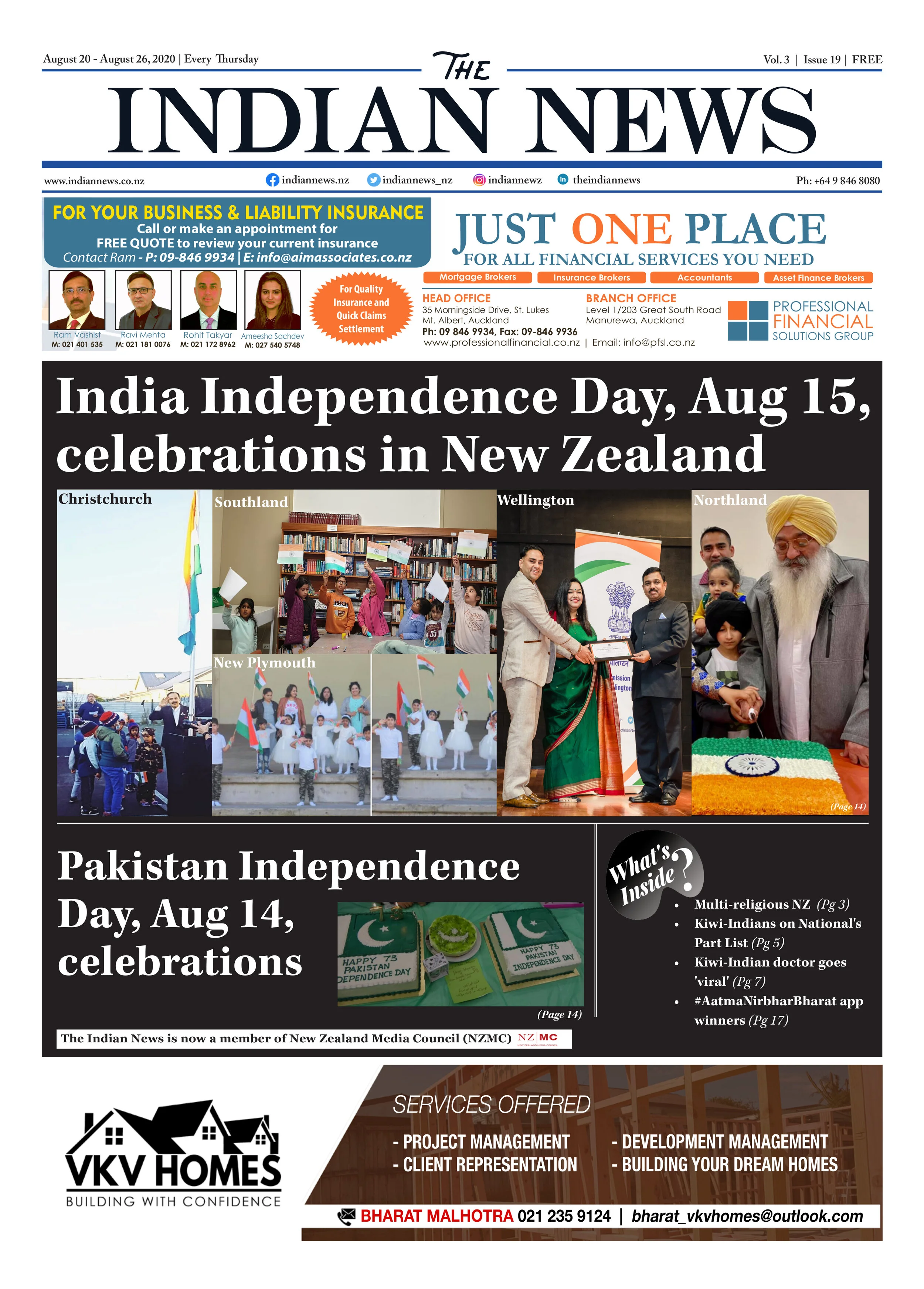 Volume 3 Issue 19, August 20 - August 26, 2020