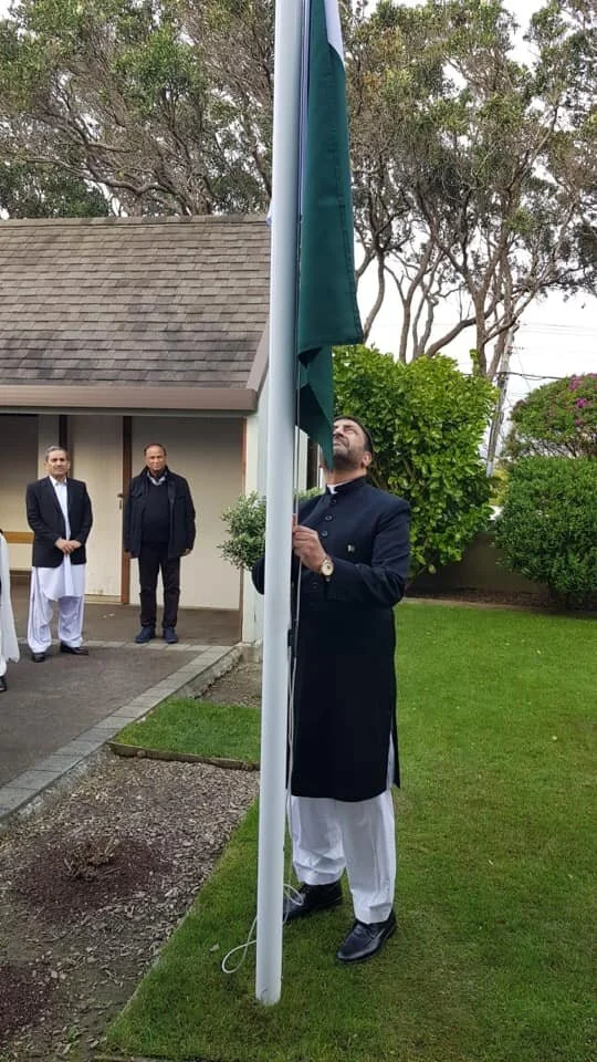 Picture courtesy: Pakistan High Commission Wellington. A video message from the Pakistan High Commissioner is here.