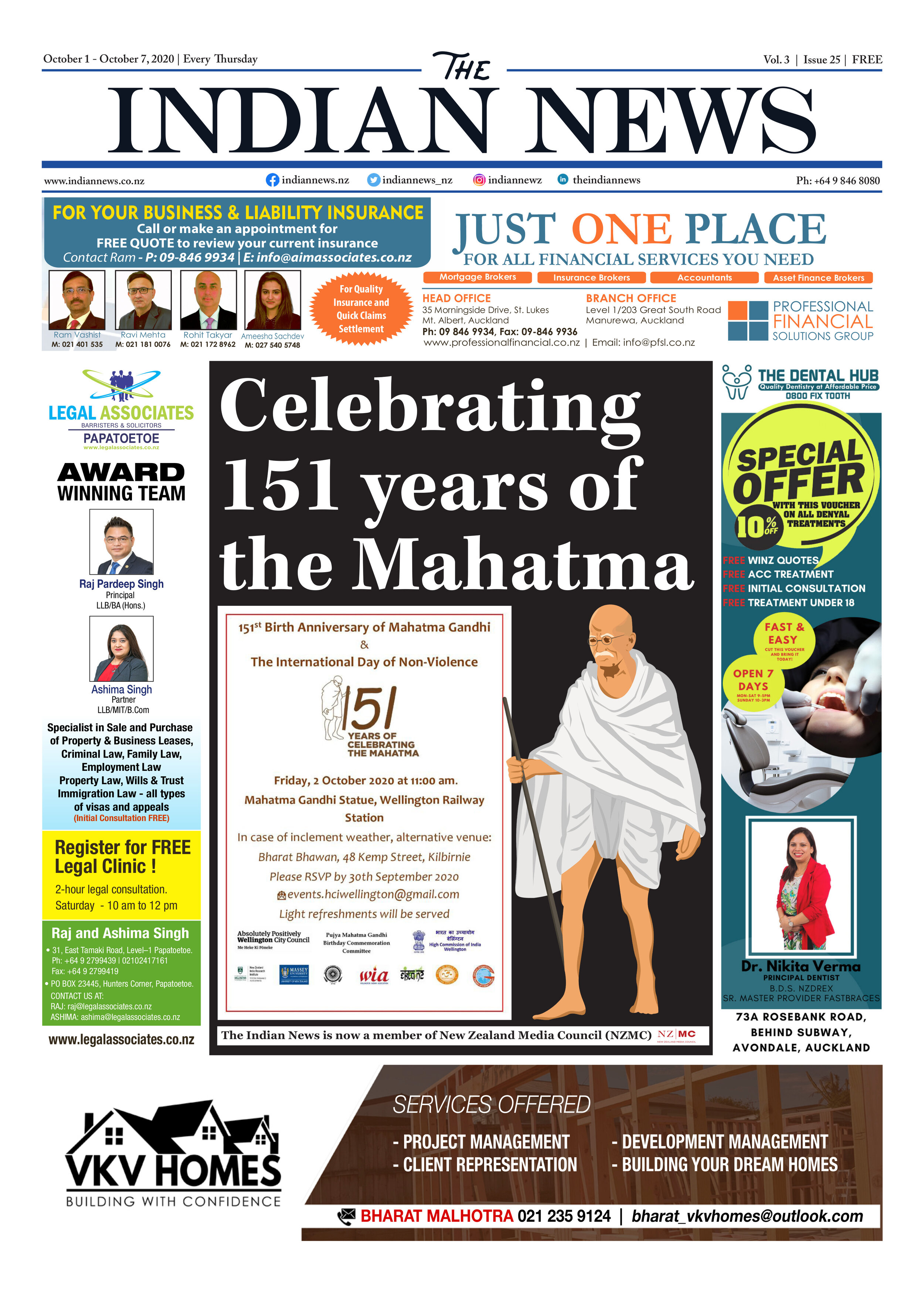 Volume 3 Issue 25, October 1 - October 7, 2020