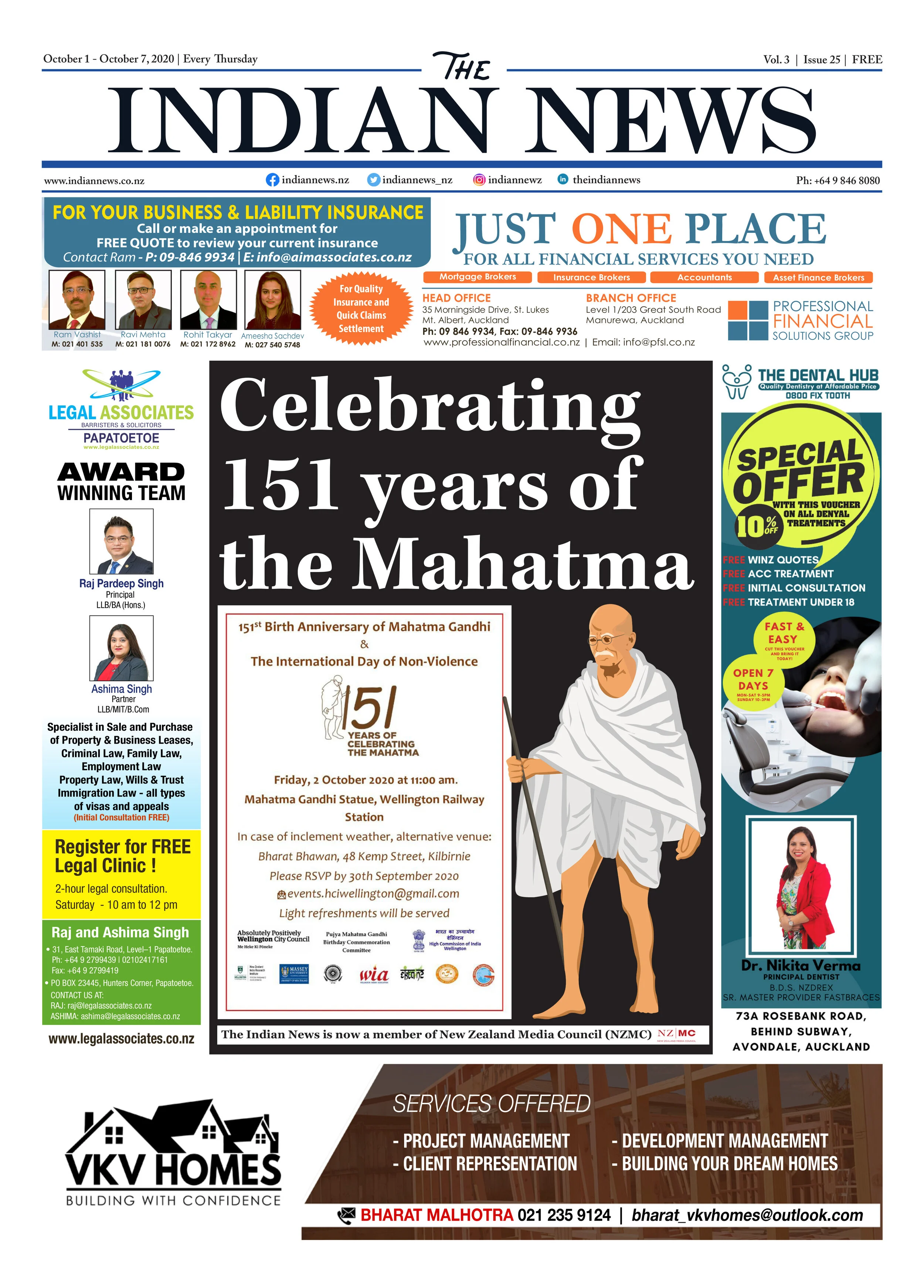 Volume 3 Issue 25, October 1 - October 7, 2020