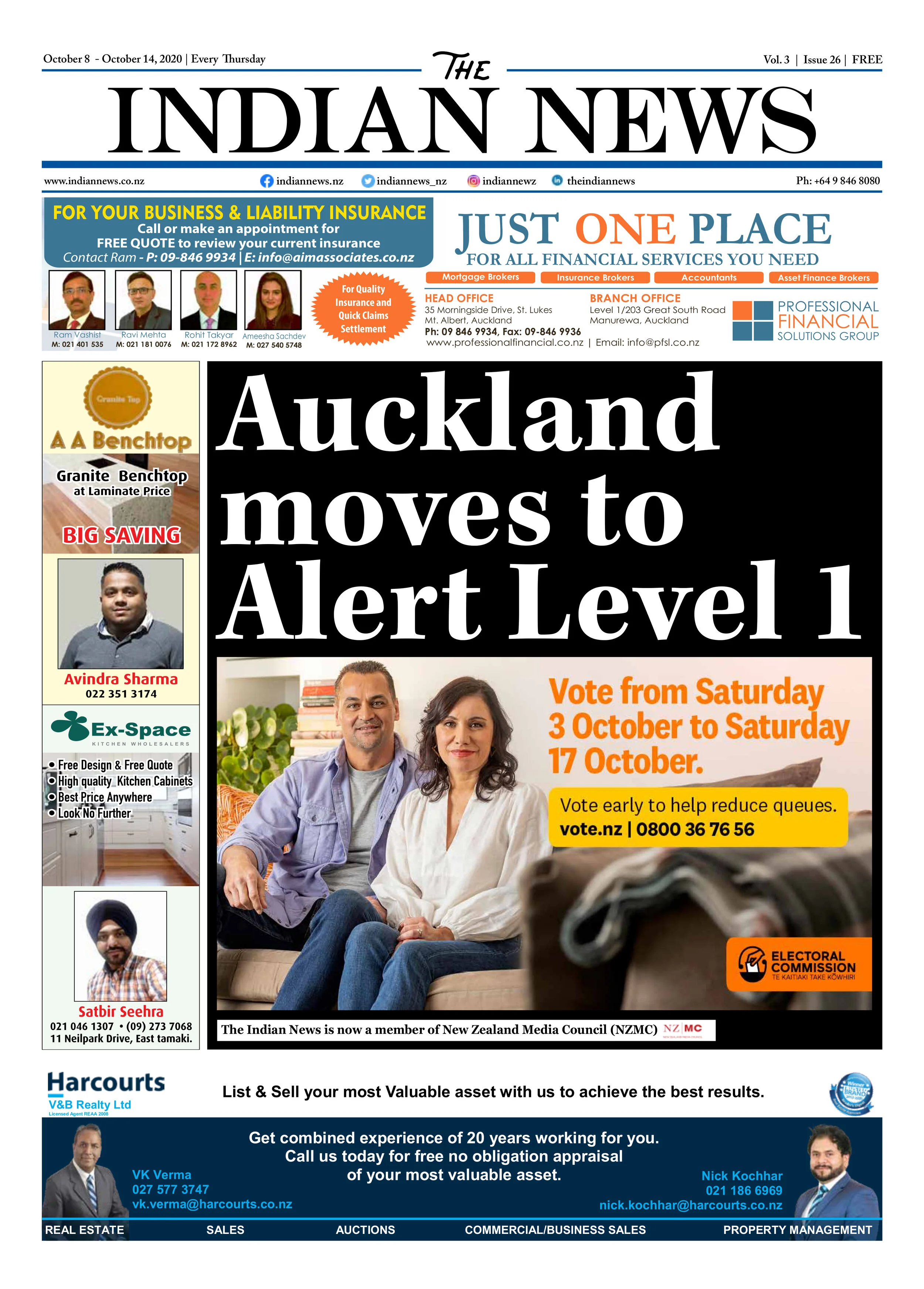 Volume 3 Issue 26, October 8 - October 14, 2020