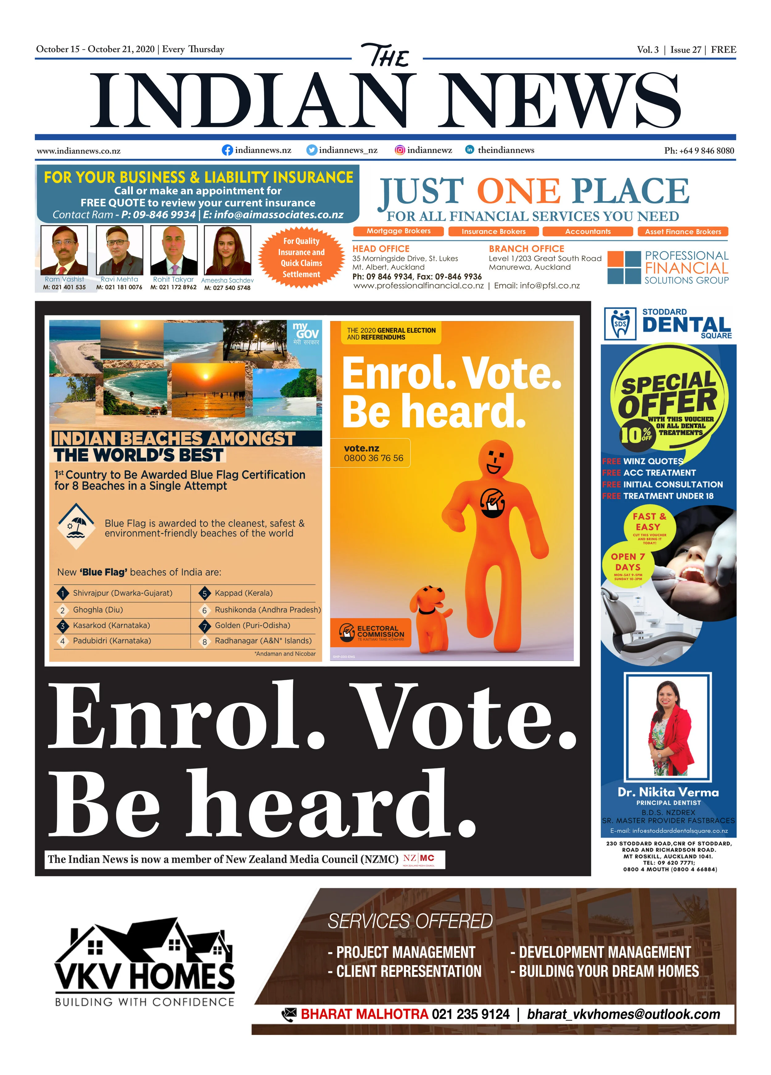 Volume 3 Issue 27, October 15 - October 21, 2020