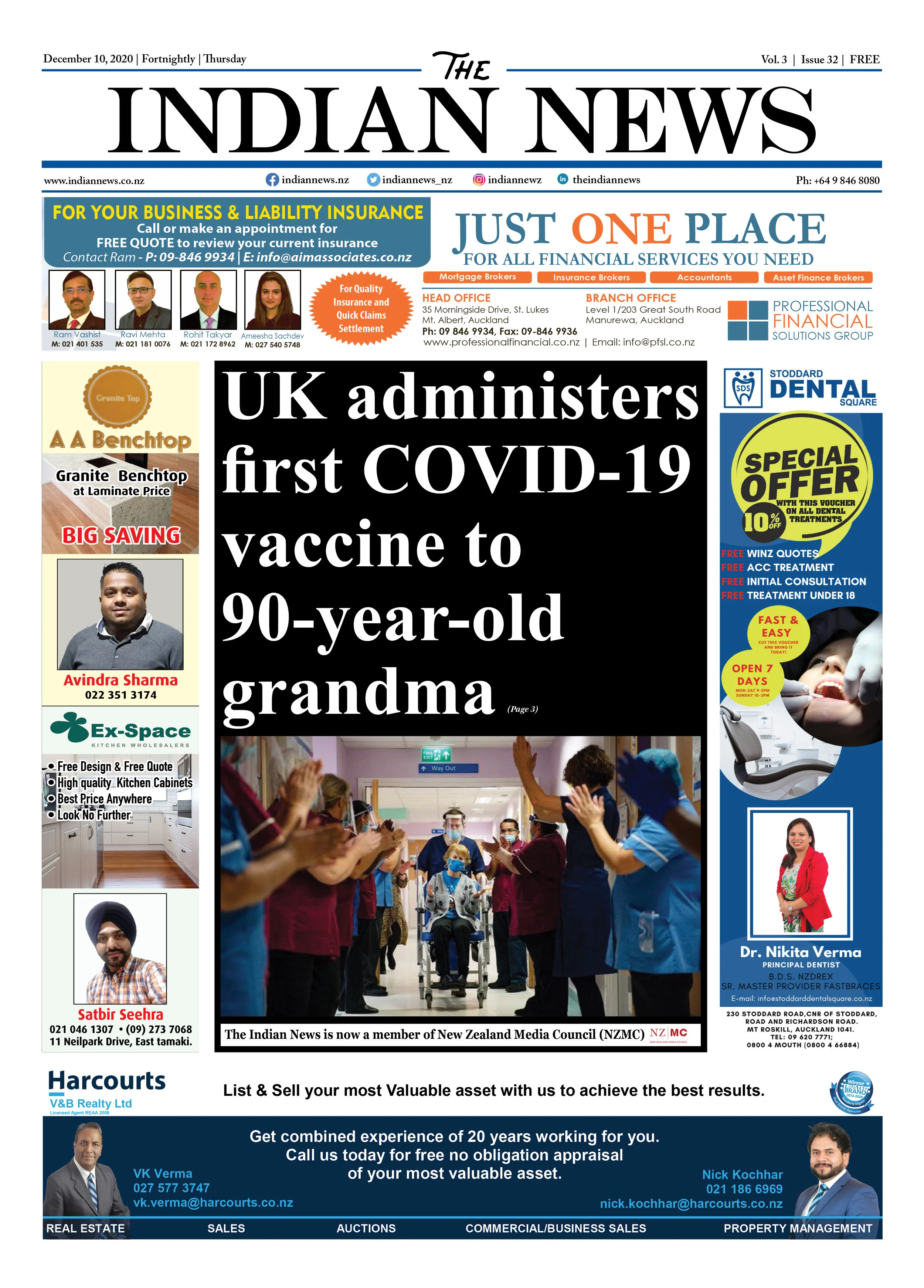 Volume 3 Issue 32, December 10, 2020