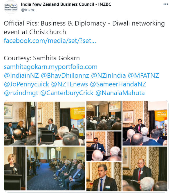 INZBC holds Diwali meet