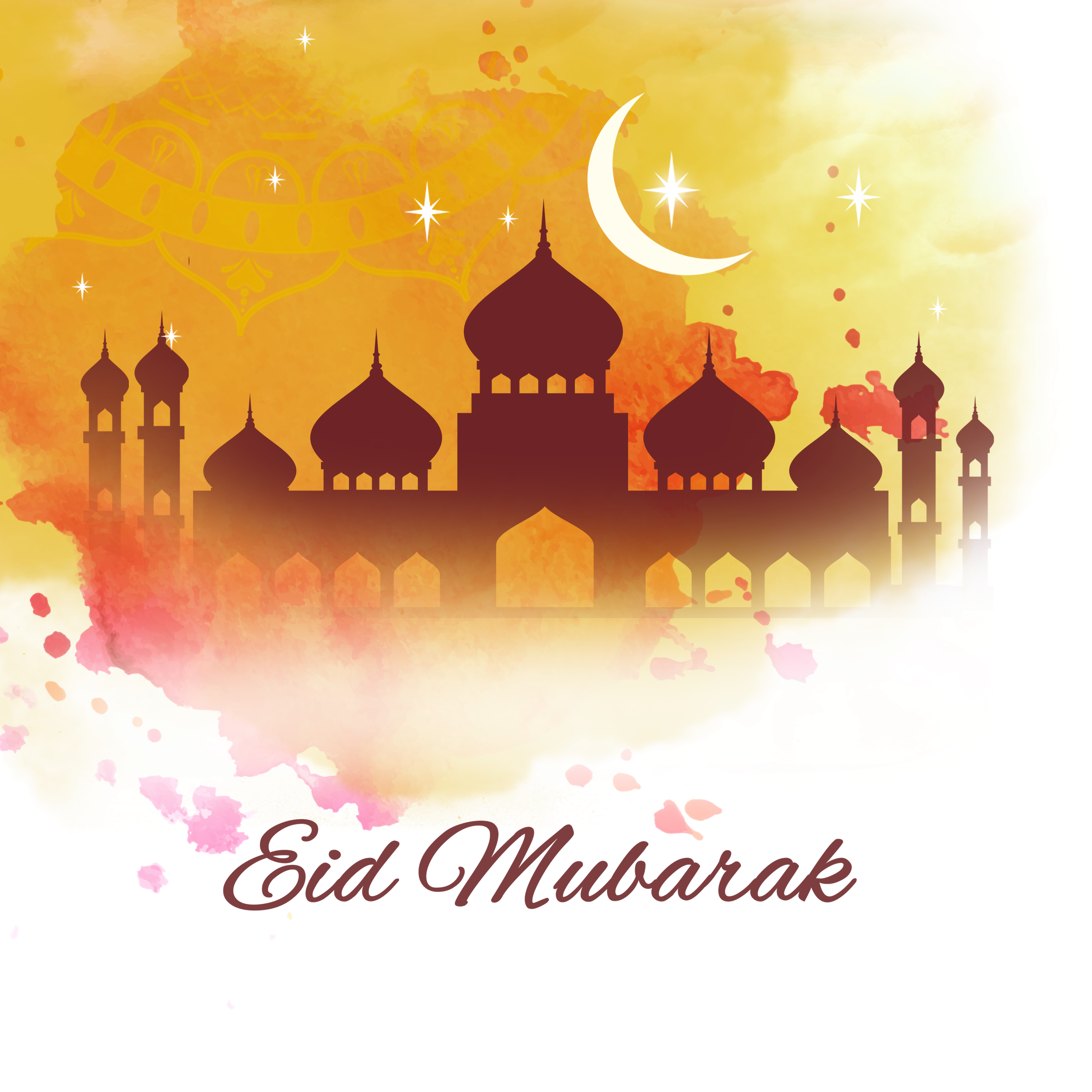 —Pngtree—yellow blessing blooming eid mubarak_5354776.png