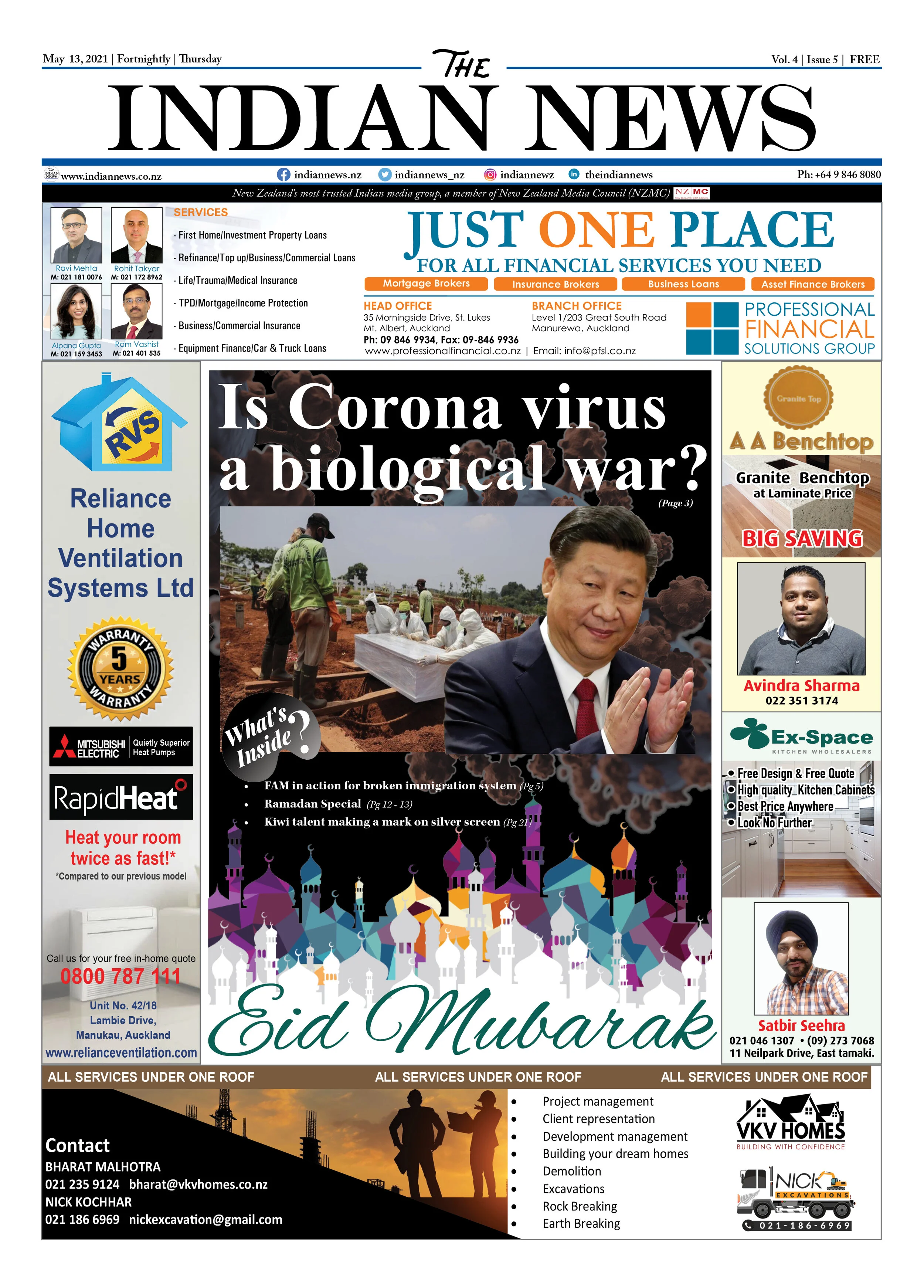 Volume 4 Issue 5, May 13, 2021