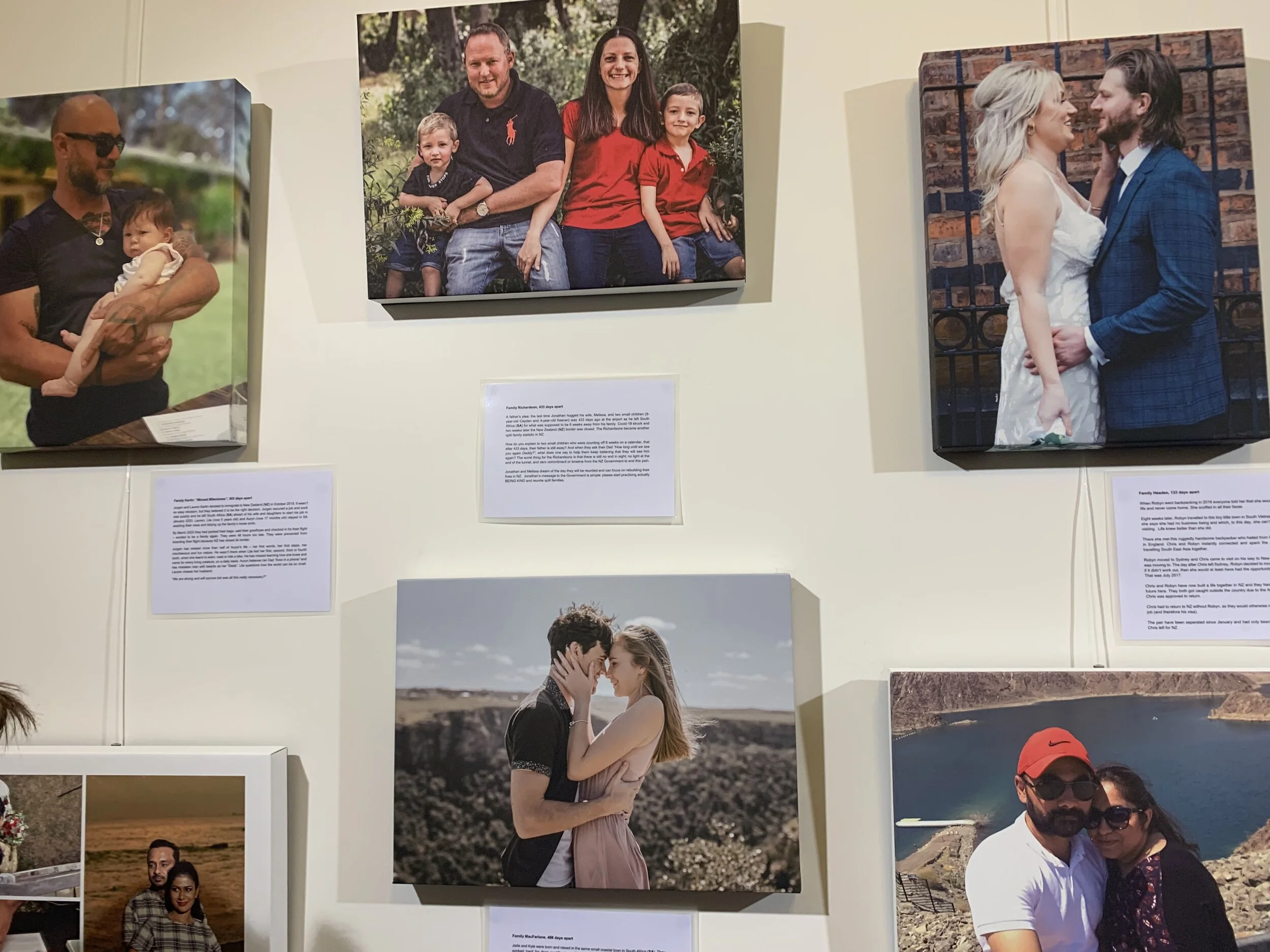 "This is about family, it's about New Zealand as a nation of immigrants", says David Seymour at REUNITEFAMALIESNZ photo exhibition