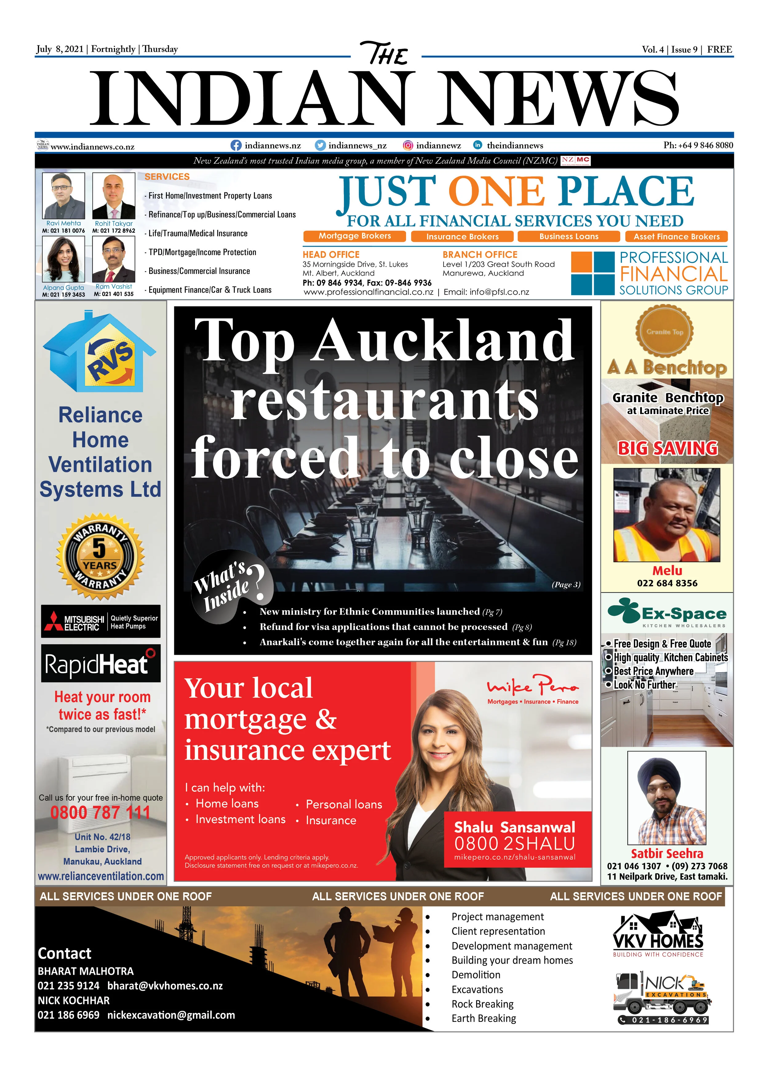 Volume 4 Issue 9, July 8, 2021