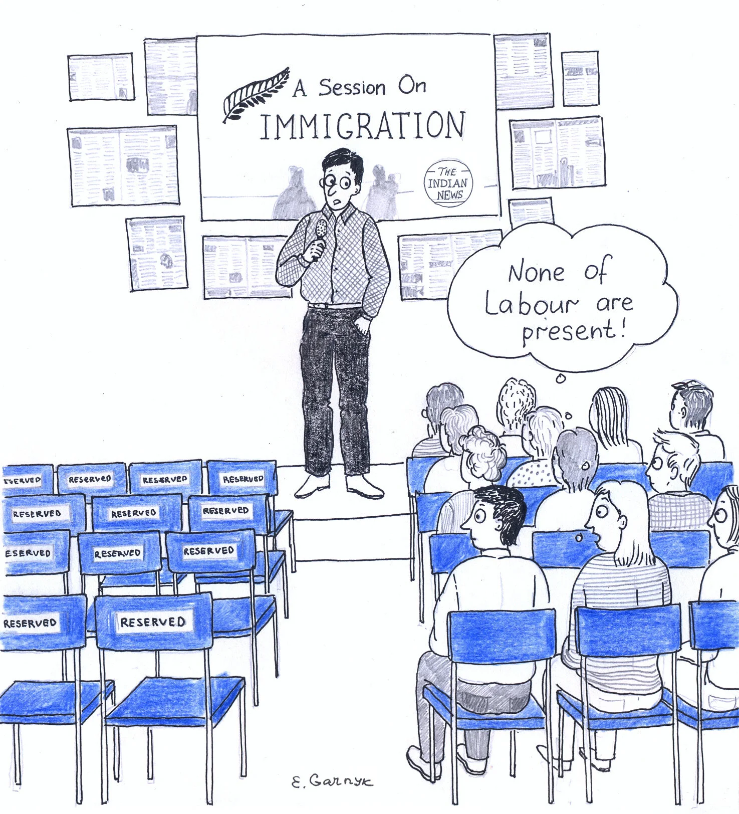 A Session on Immigration where opposition MPs make migrant’s day