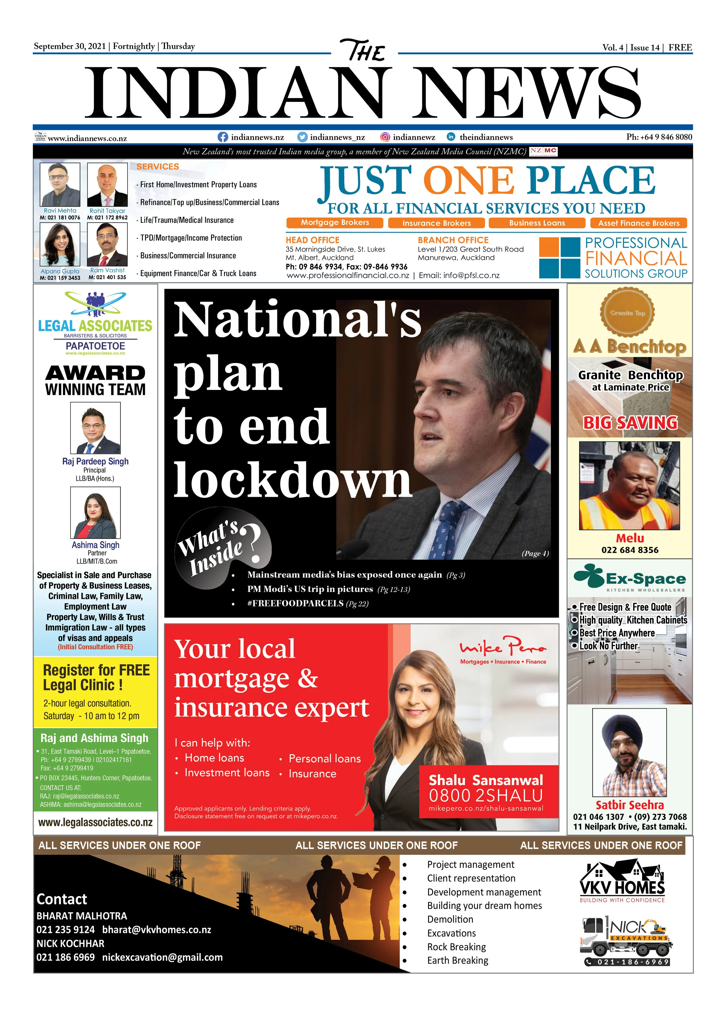 Volume 4 Issue 14, September 30, 2021