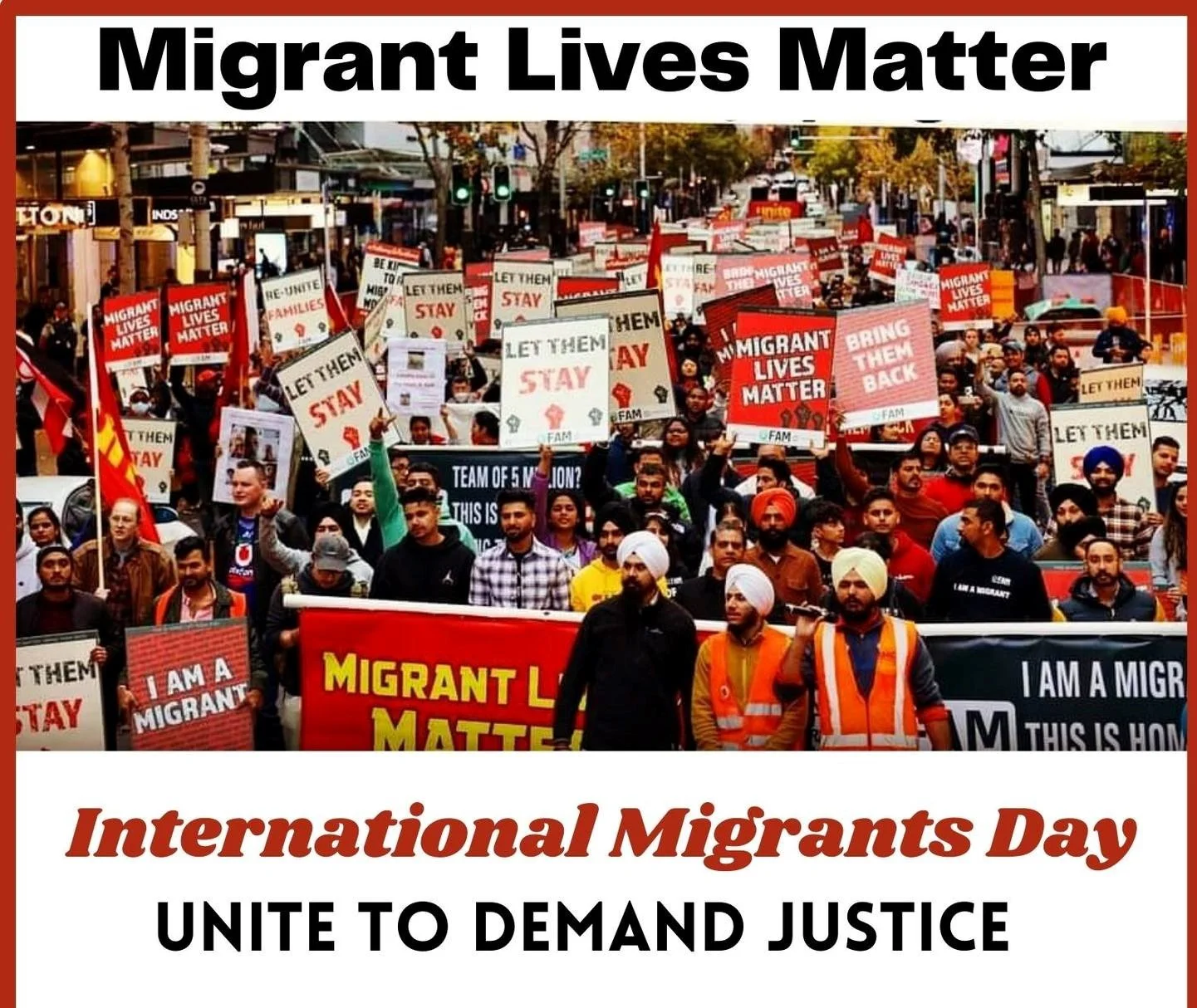 International Migrants Day – Migrant Lives Matter
