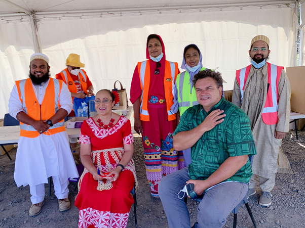 Dawoodi Bohra community in New Zealand donate food and necessities to the Tongan Relief Fund 