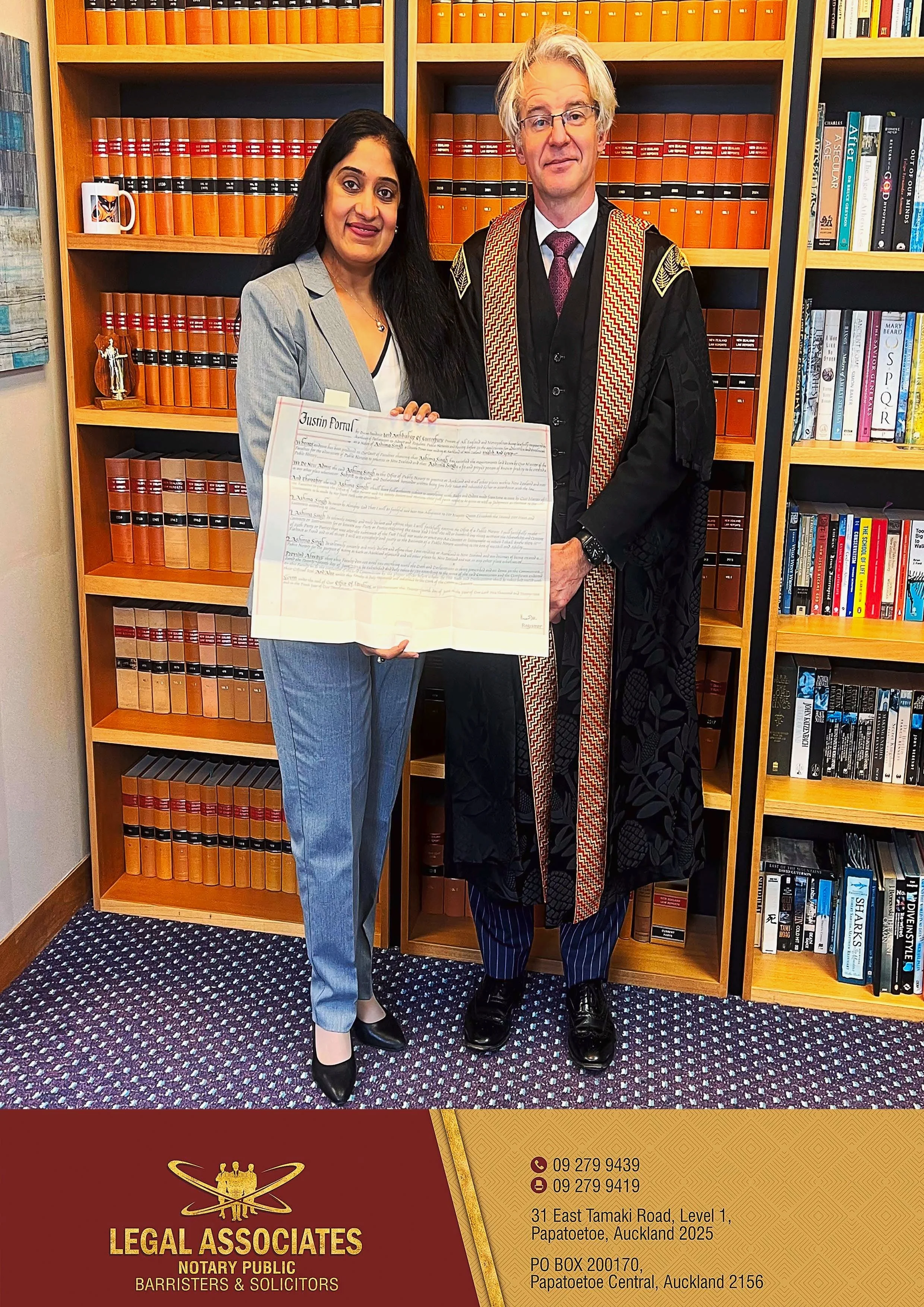 Ashima Singh makes community proud NOTARY SERVICES – LEGAL ASSOCIATES