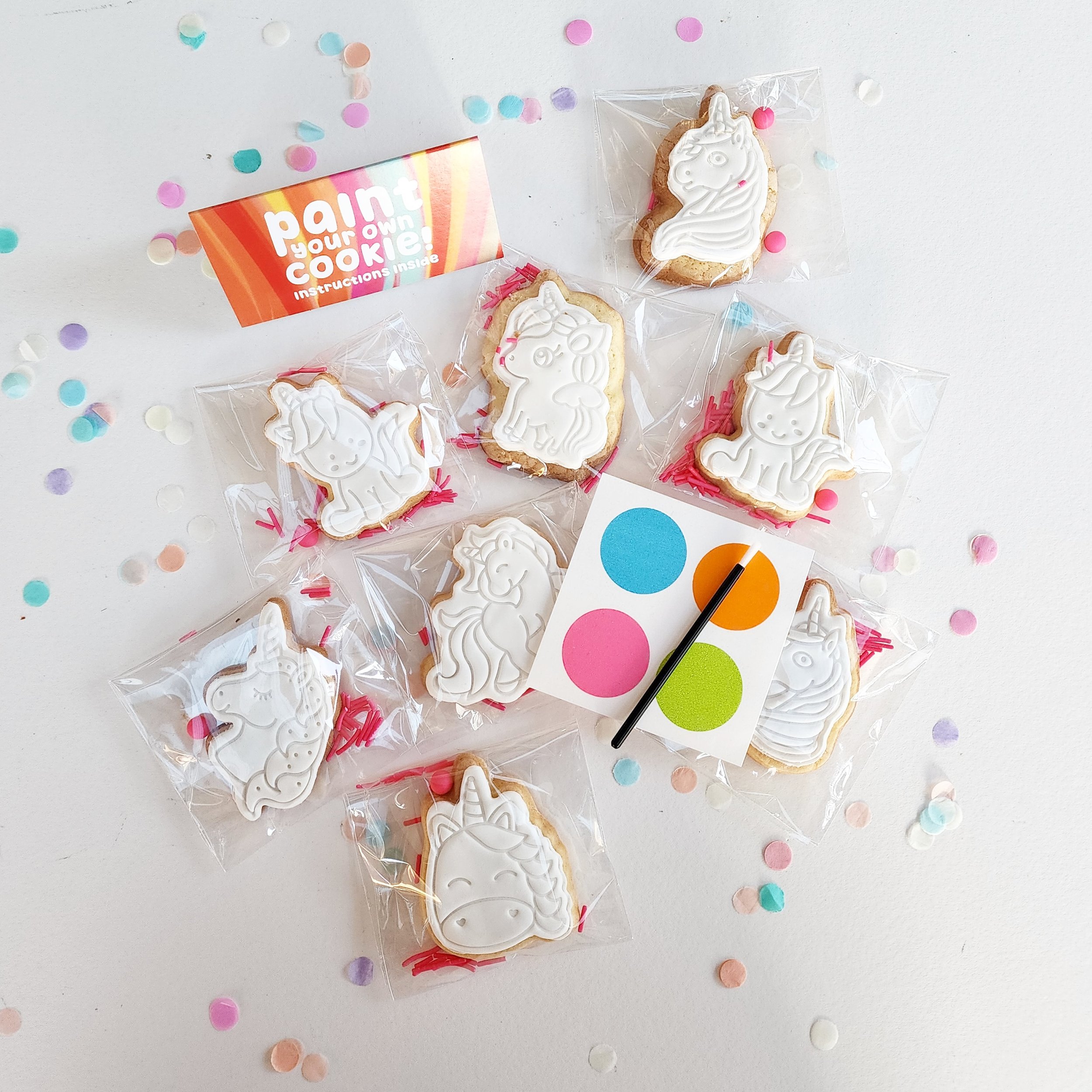 DIY Unicorn Cookie Pack