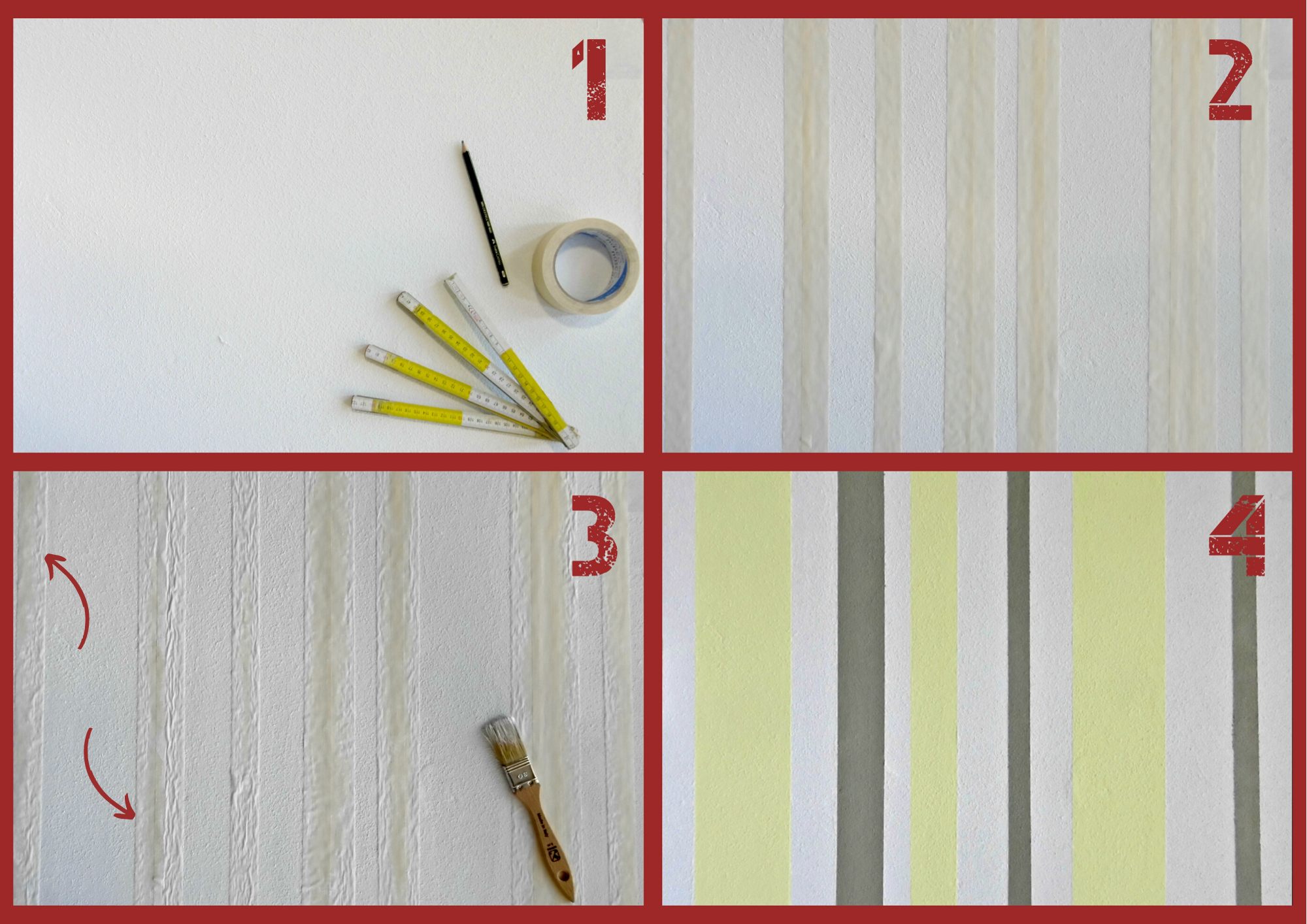 TUTORIAL SU COME FARE LE RIGHE SUL MURO RUVIDO