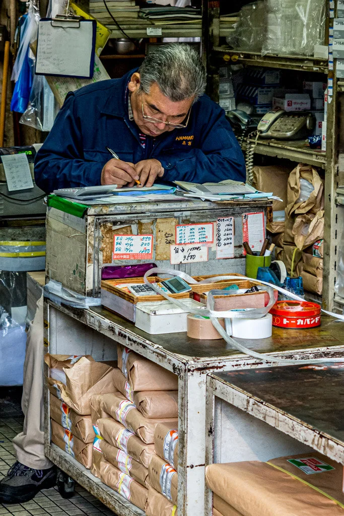 Marché de tsukiji, Tokyo