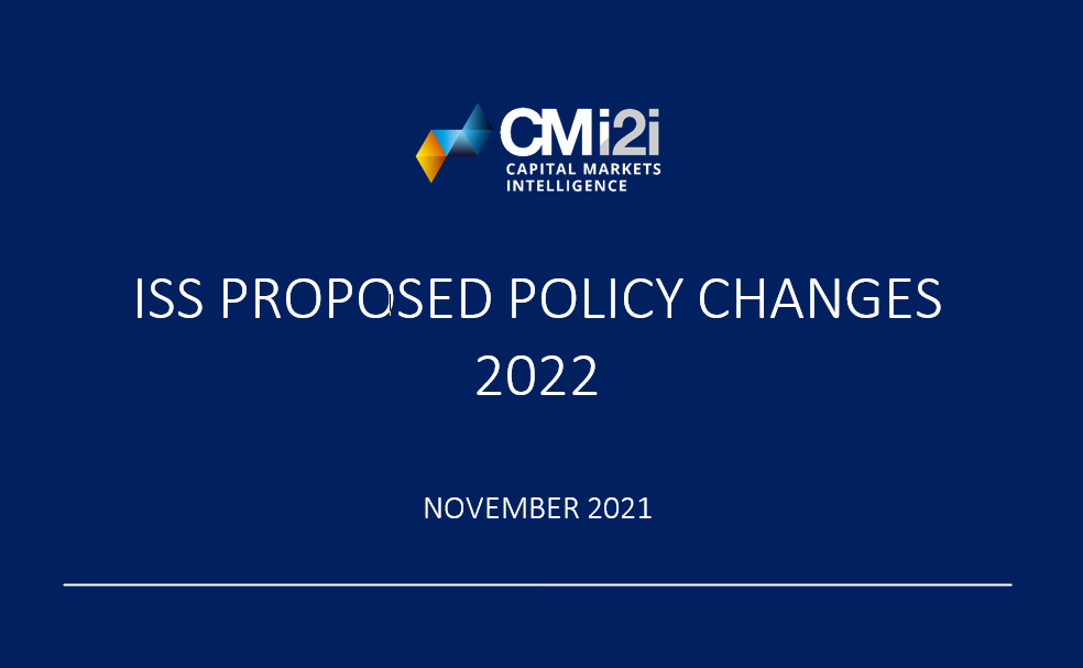 ISS Proposed Policy Changes for 2022