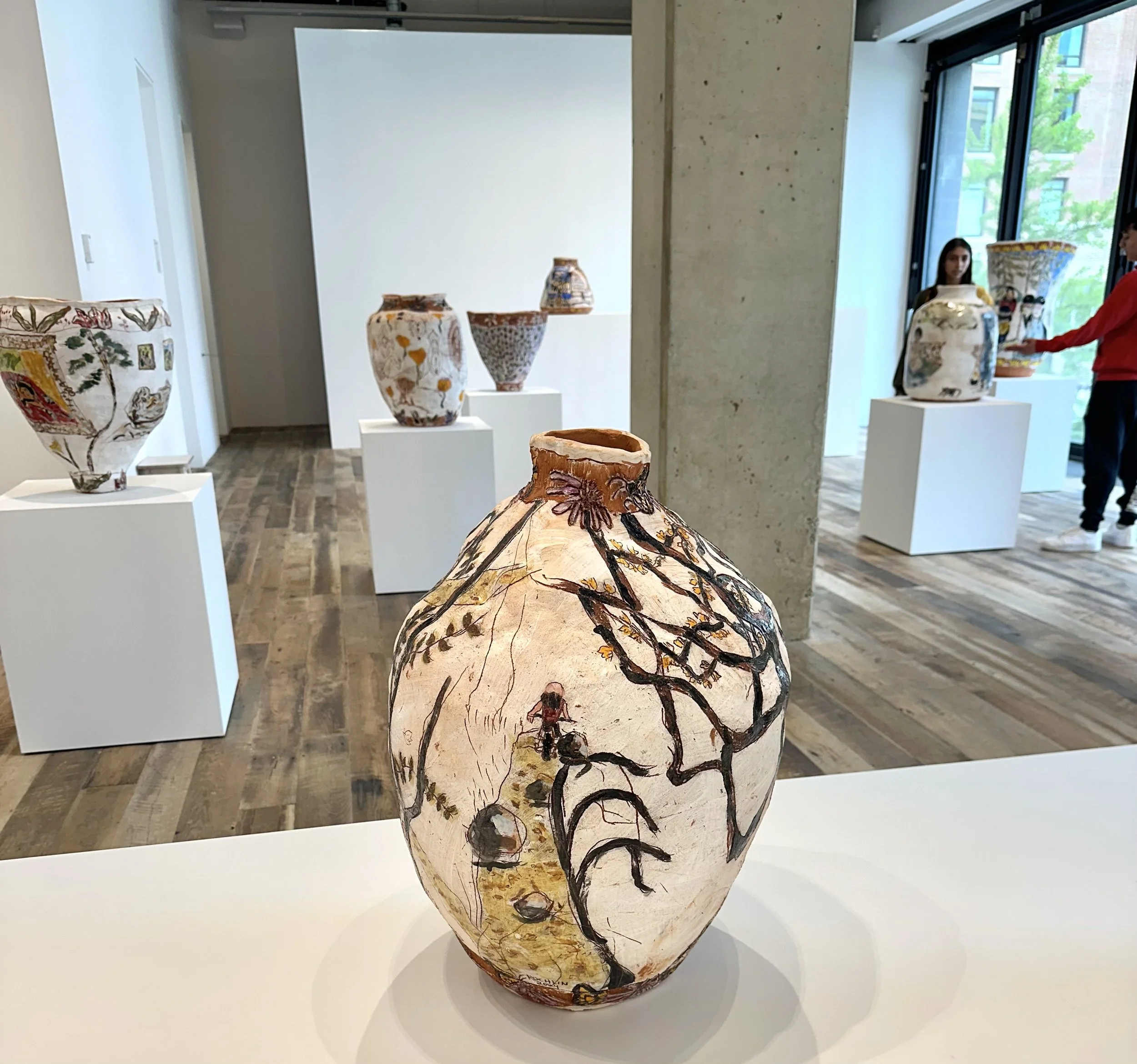 Jennifer Rochlin, "Painting on Clay"