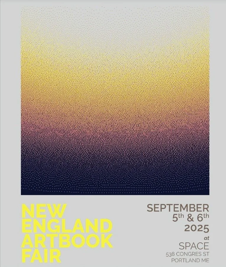 If by chance you will not be in NYC this weekend for the @thearmoryshow, @independent_hq, @artonpaperfair, or Duet (@WSA NYC), then consider heading up to Portland, Maine for the New England Art Book Fair. Admission is free - free, people(!) - (when 