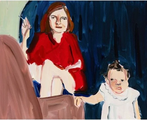 Really needed some Chantal Joffe in my life today. Especially that luscious red.

1) "Train to Vermont," 2020. Victoria Miro
2) "Self Portrait Naked With My Mother II," 2020. Victoria Miro
3) "Story," 2020. Victoria Miro