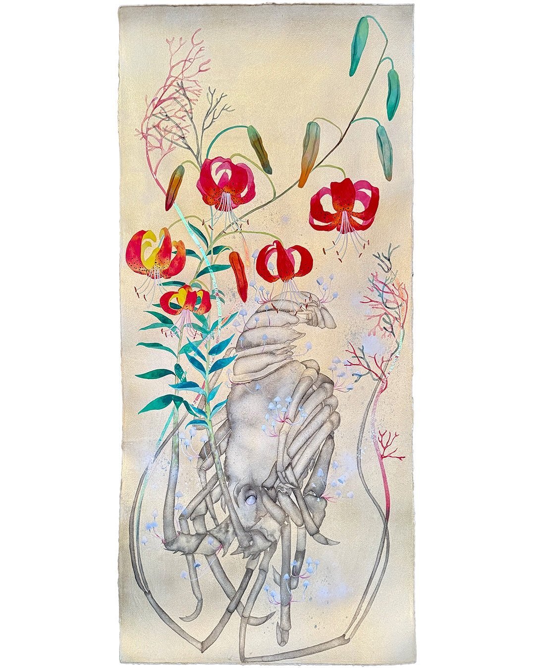 @yukooda75 is an artist unafraid of asking hard questions. In her captivating new show, "Decaying into Bloom" at the @grotonschool, she introduces visitors to a speculative natural order - an imaginary future where nature adapts in surprisi