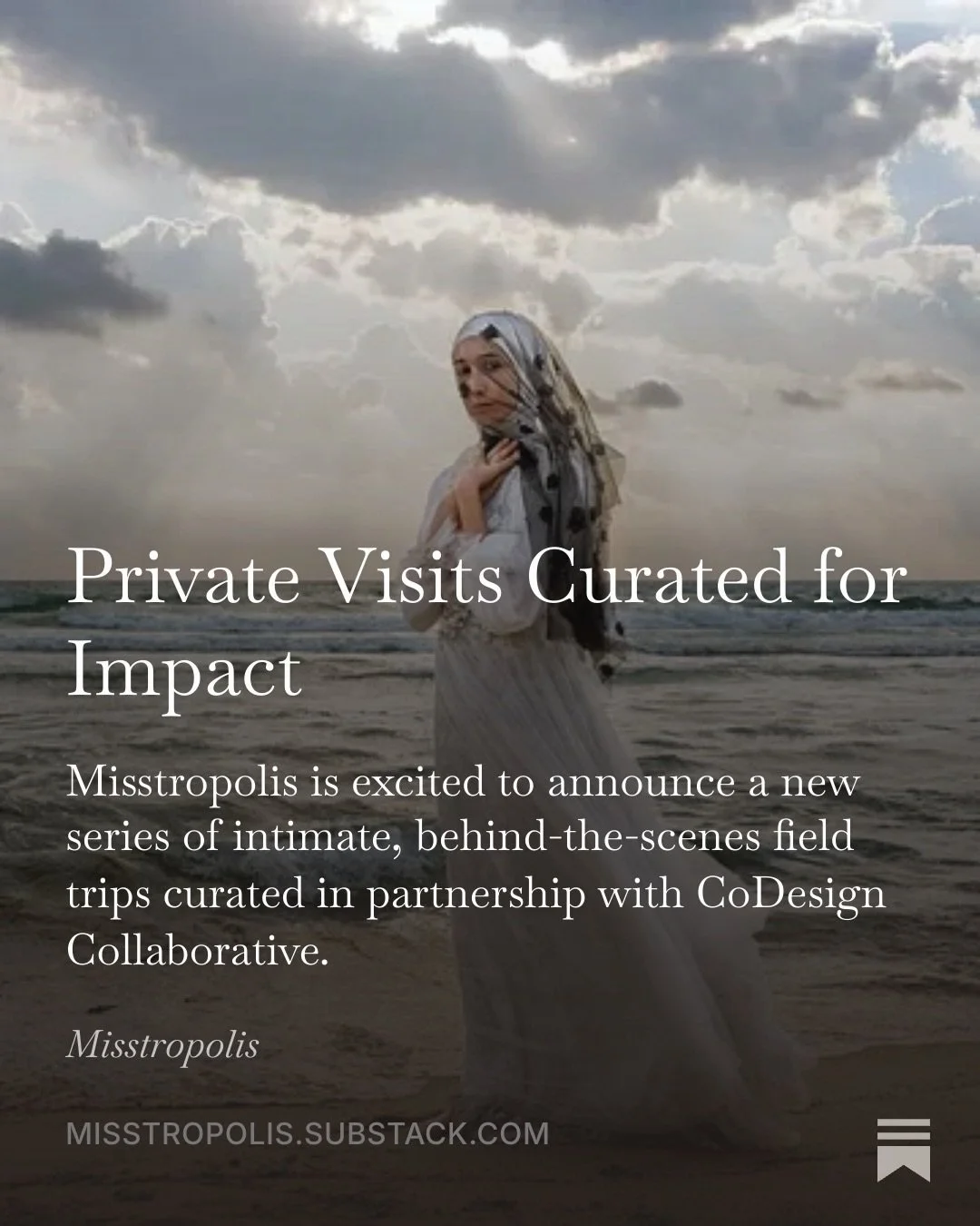Some news! Misstropolis is partnering with @codesigncollab to bring you inside the spaces where artists and designers are working 📐making 📸 thinking 🤝 innovating &amp; #designingwhatsnext ✨

Intimate and bespoke, these field trips put you inside t