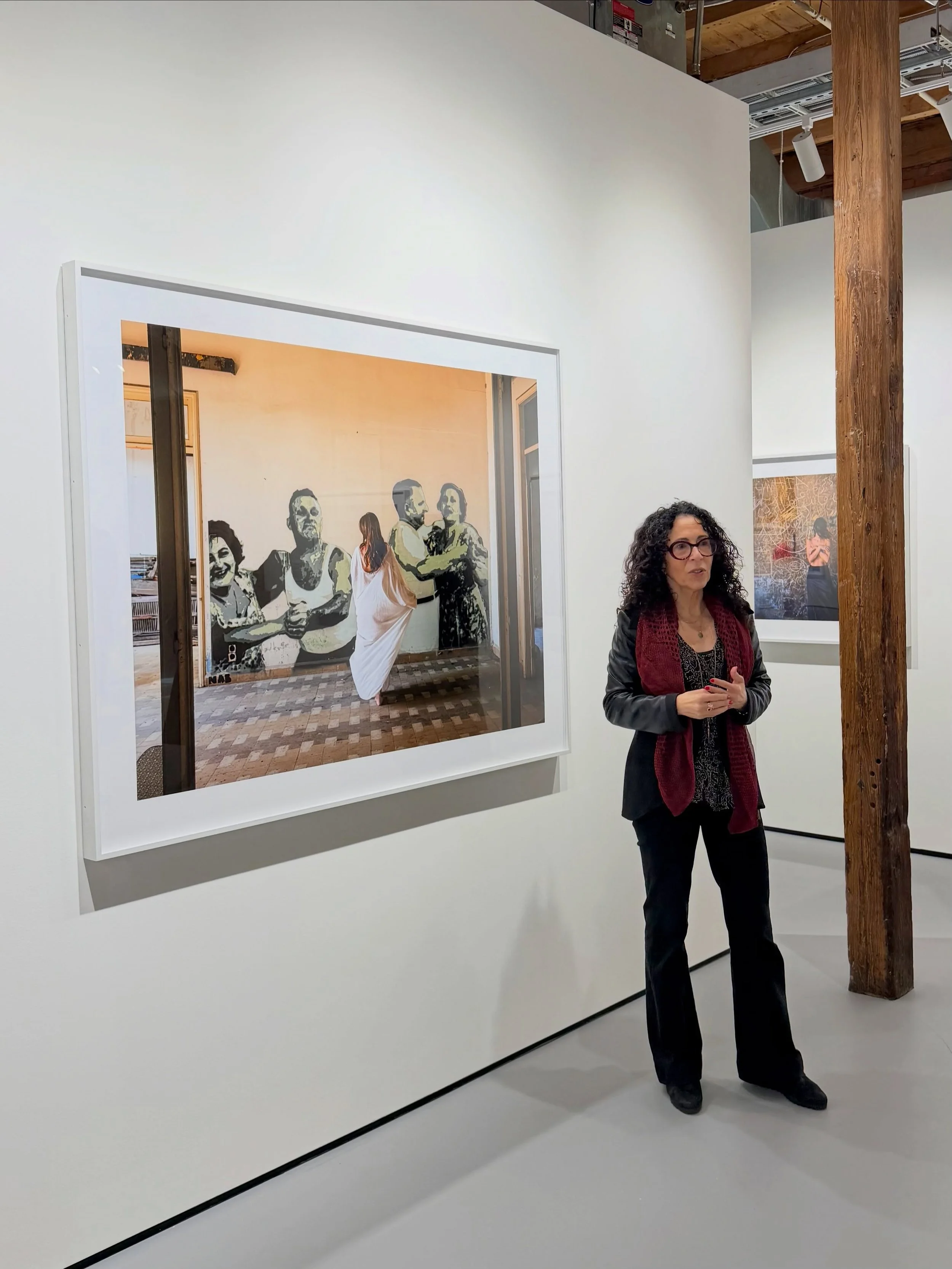 A moving visit yesterday with @raniamatar and @codesigncollab for the first of our new Field Trip series. Thank you to everyone who joined us to hear Rania share her experiences photographing women and girls in Lebanon for her latest project "Wh