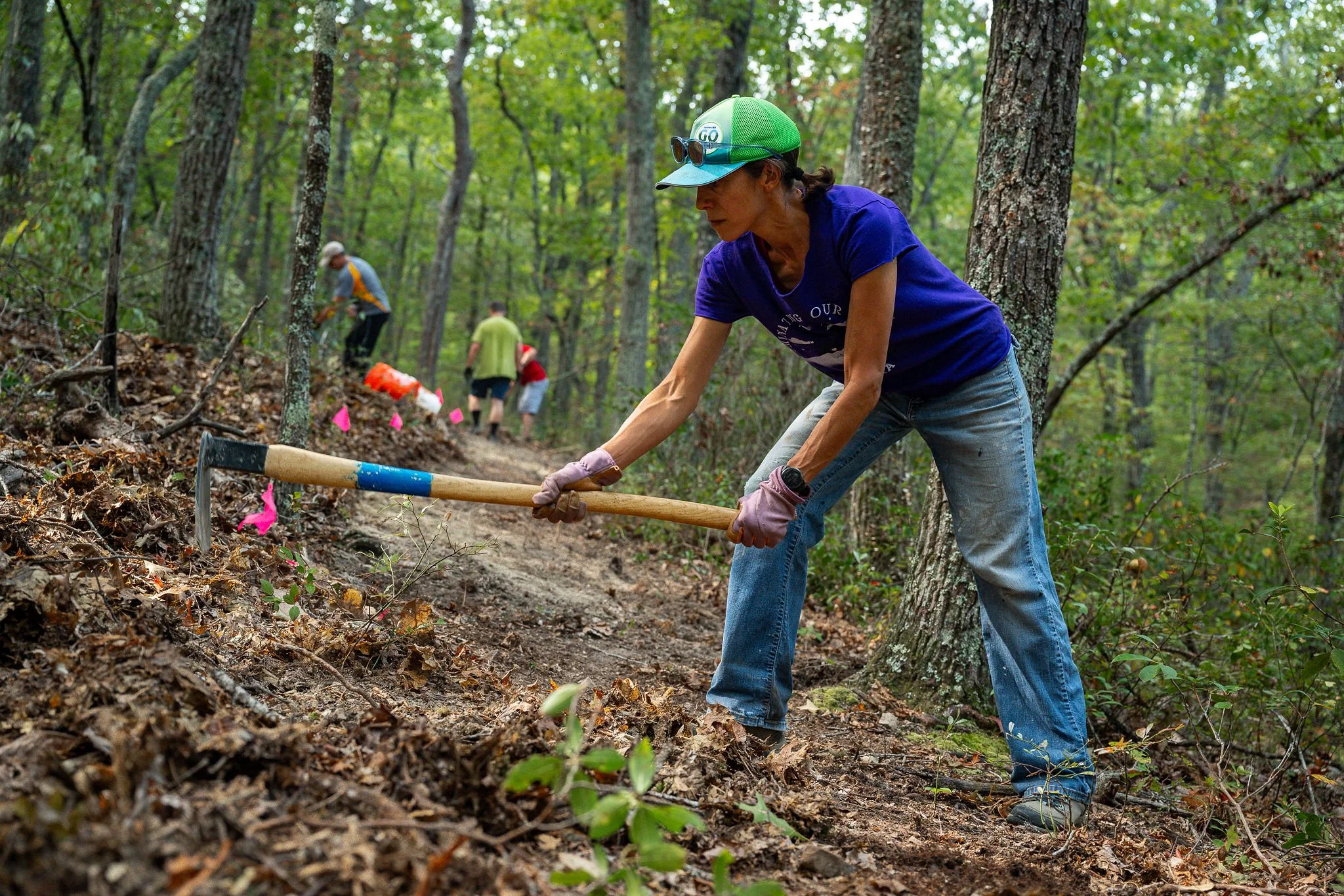 Trailwork on Trough Trail reroute