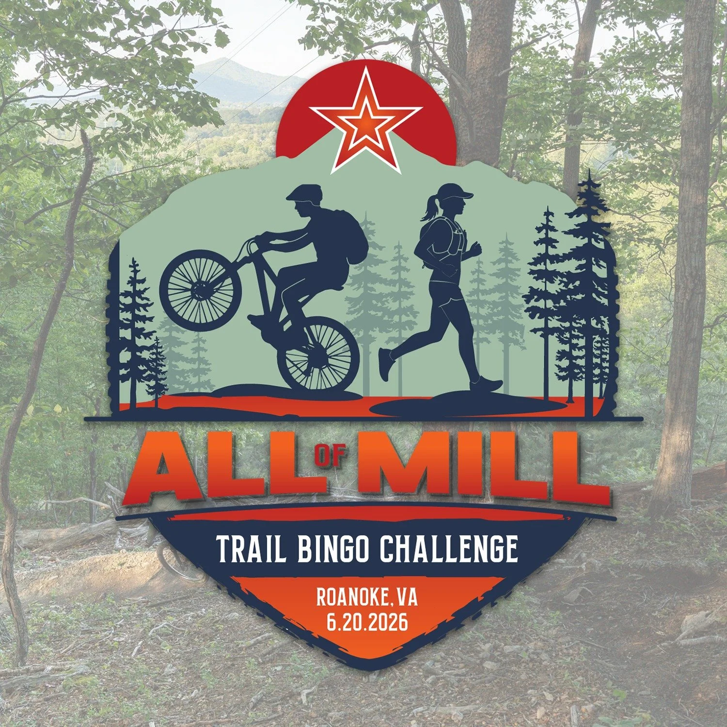 Join us at @goodtimescycleadventure on June 20 for the All of Mill Bingo Challenge! Each rider (or runner, or team of riders/runners!) will get a bingo card with challenges, trail checkpoints, and/or activities. Check-in will begin at 4 p.m., we will