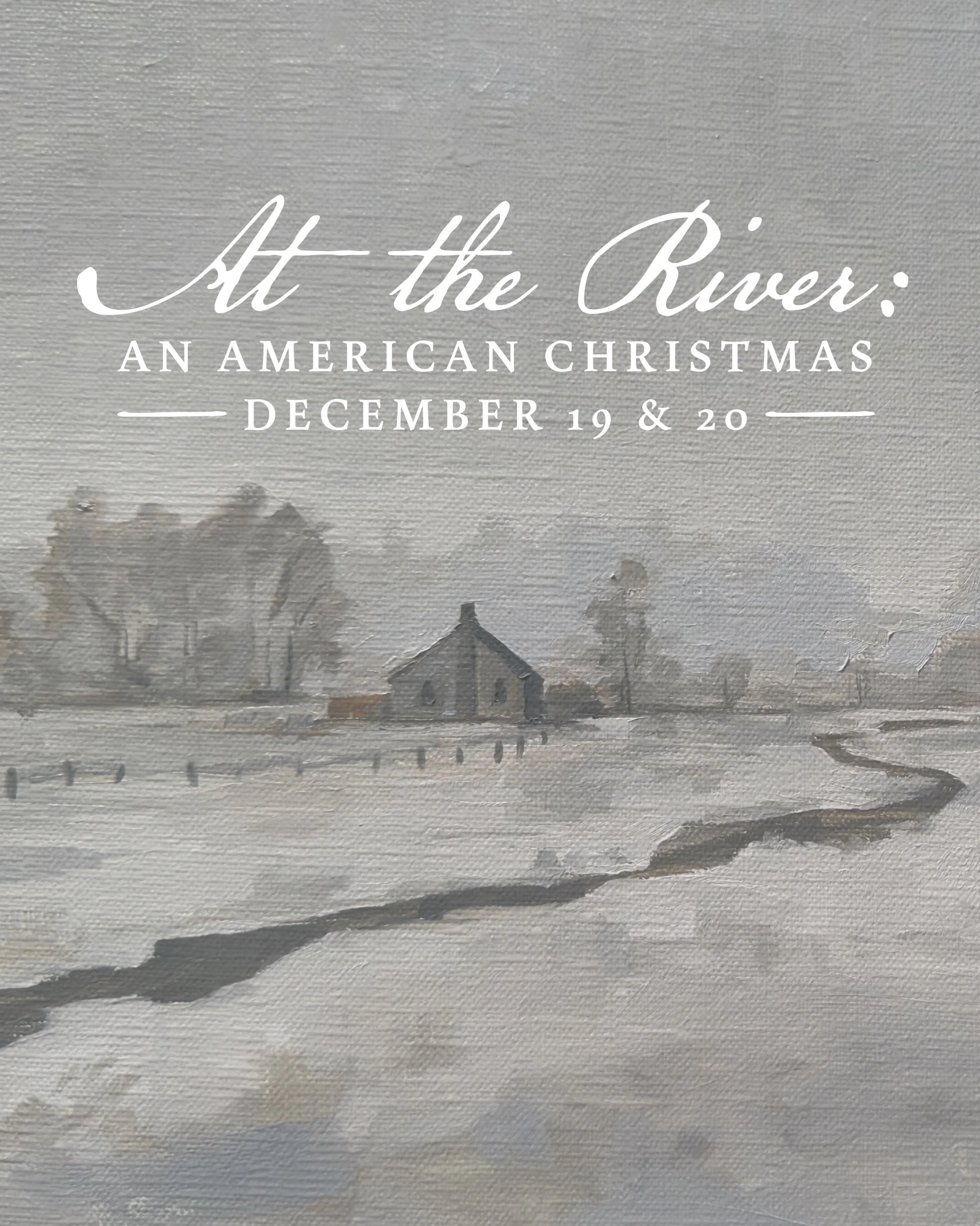 Announcing the 2026 Winter Concerts

At the River: an American Christmas 
December 19 &amp; 20
Venue TBA
Milwaukee, WI 

Come home for the holidays with a celebration of American choral music, blending stirring spirituals, beloved folk melodies, mode